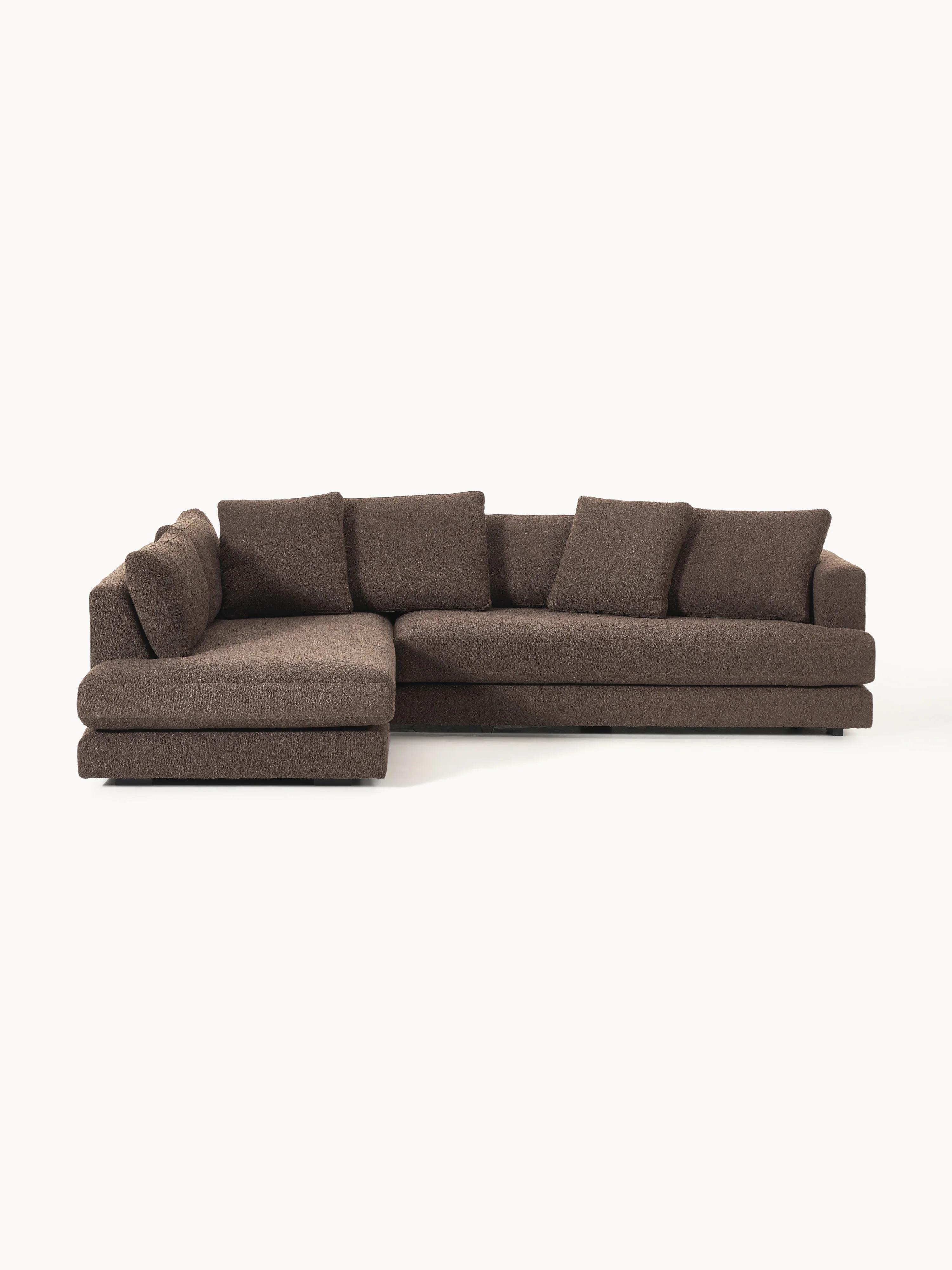 Bouclé-Ecksofa Tribeca