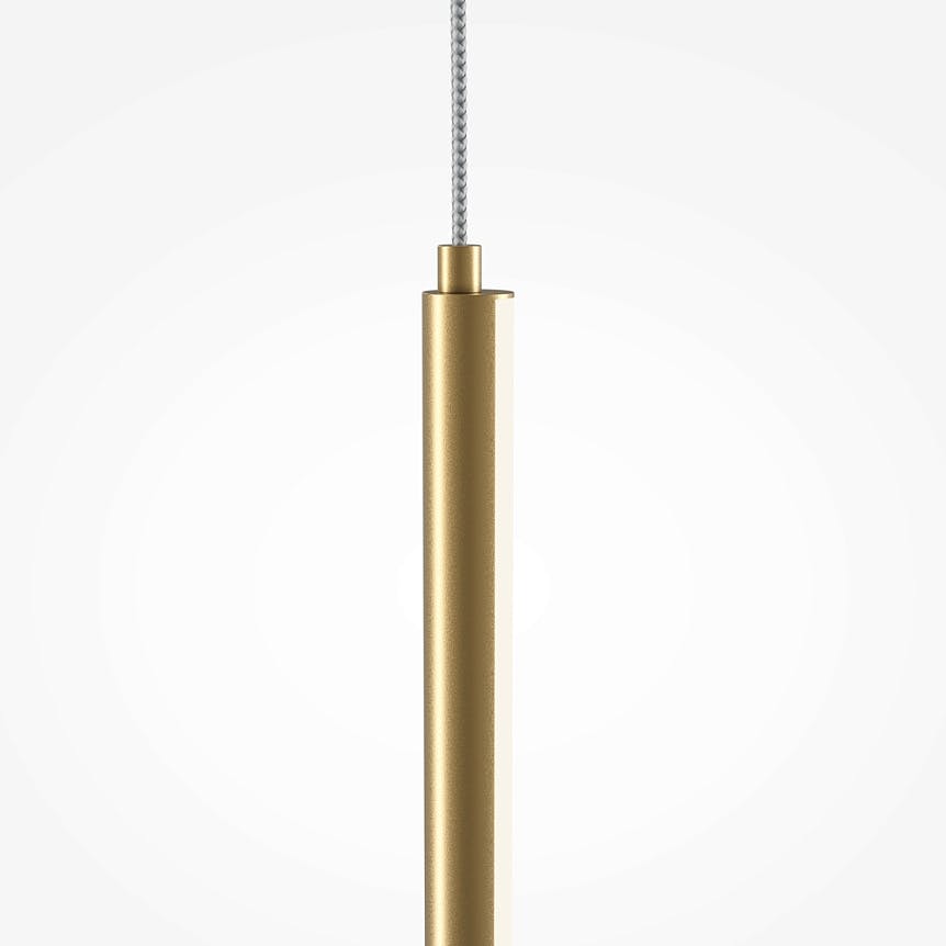 Suspension design dorée – 1 barre verticale LED 415 cm SALEM