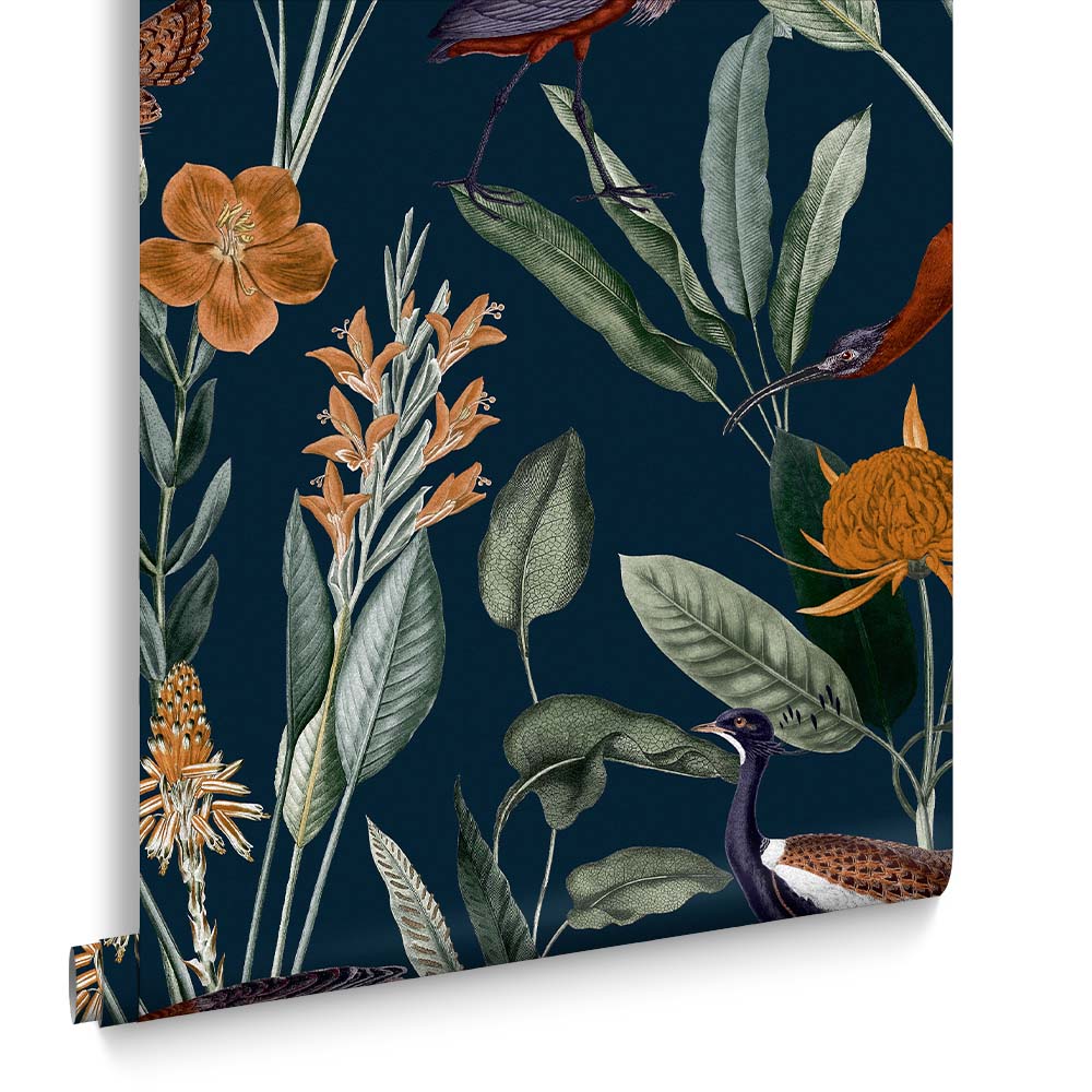 Graham & Brown Vliesbehang - Glasshouse Navy - 10mx52cm
