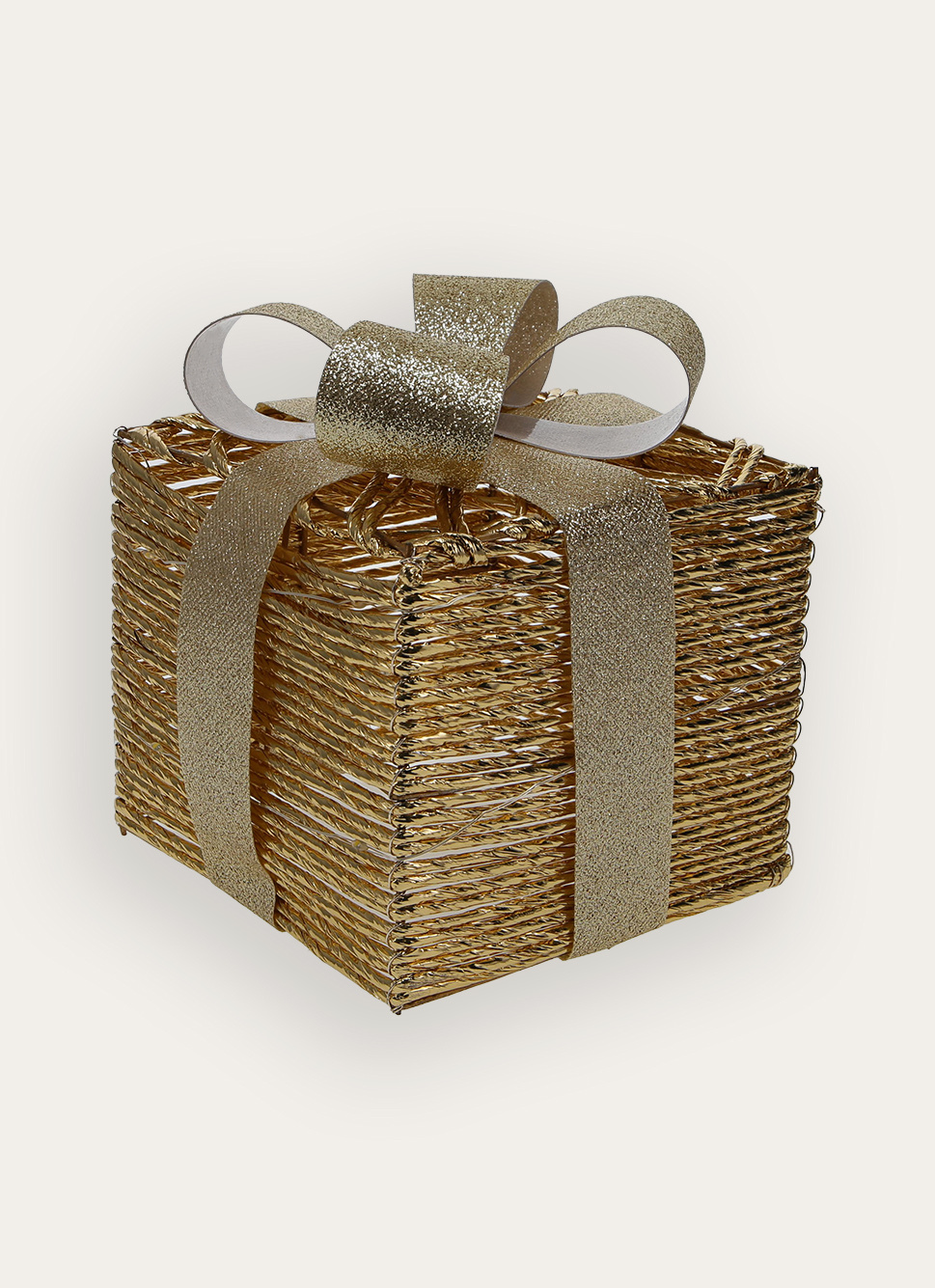 CADEAU LUMINEUX à POSER DORÉ