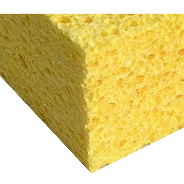 éponge en cellulose non abrasive pour gros travaux L.14 x l.5 x ép.9,5 cm