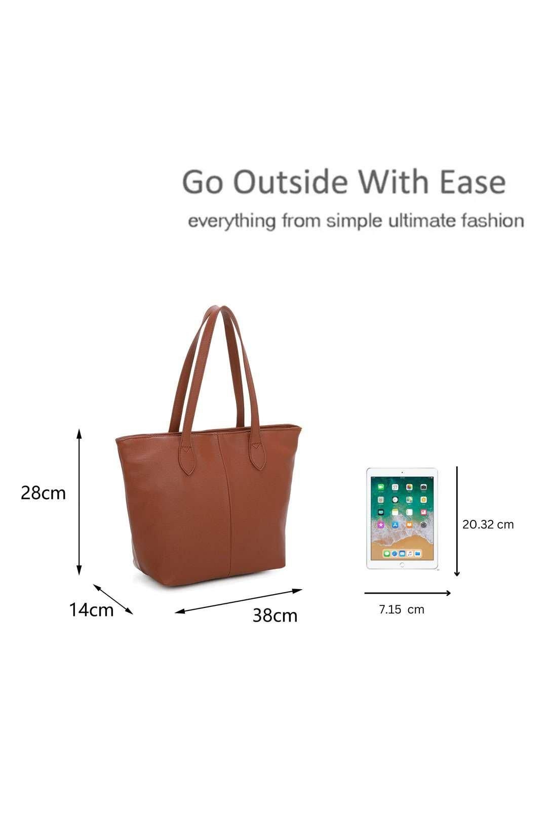 Kitise Classic Lightweight Rommy Shopper Tote Bag