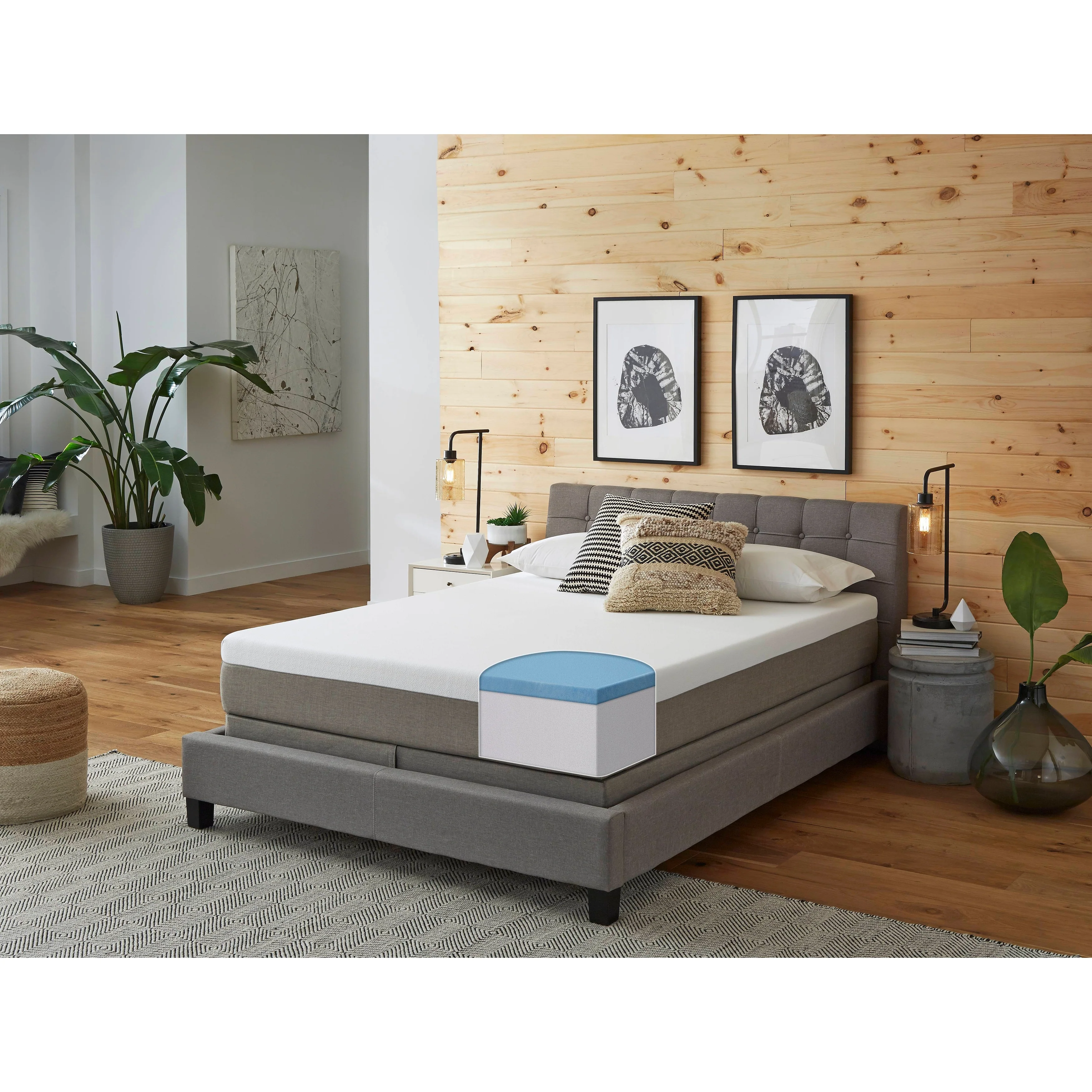 Slumber Solutions Essentials 10-inch Gel Memory Foam Mattress Set