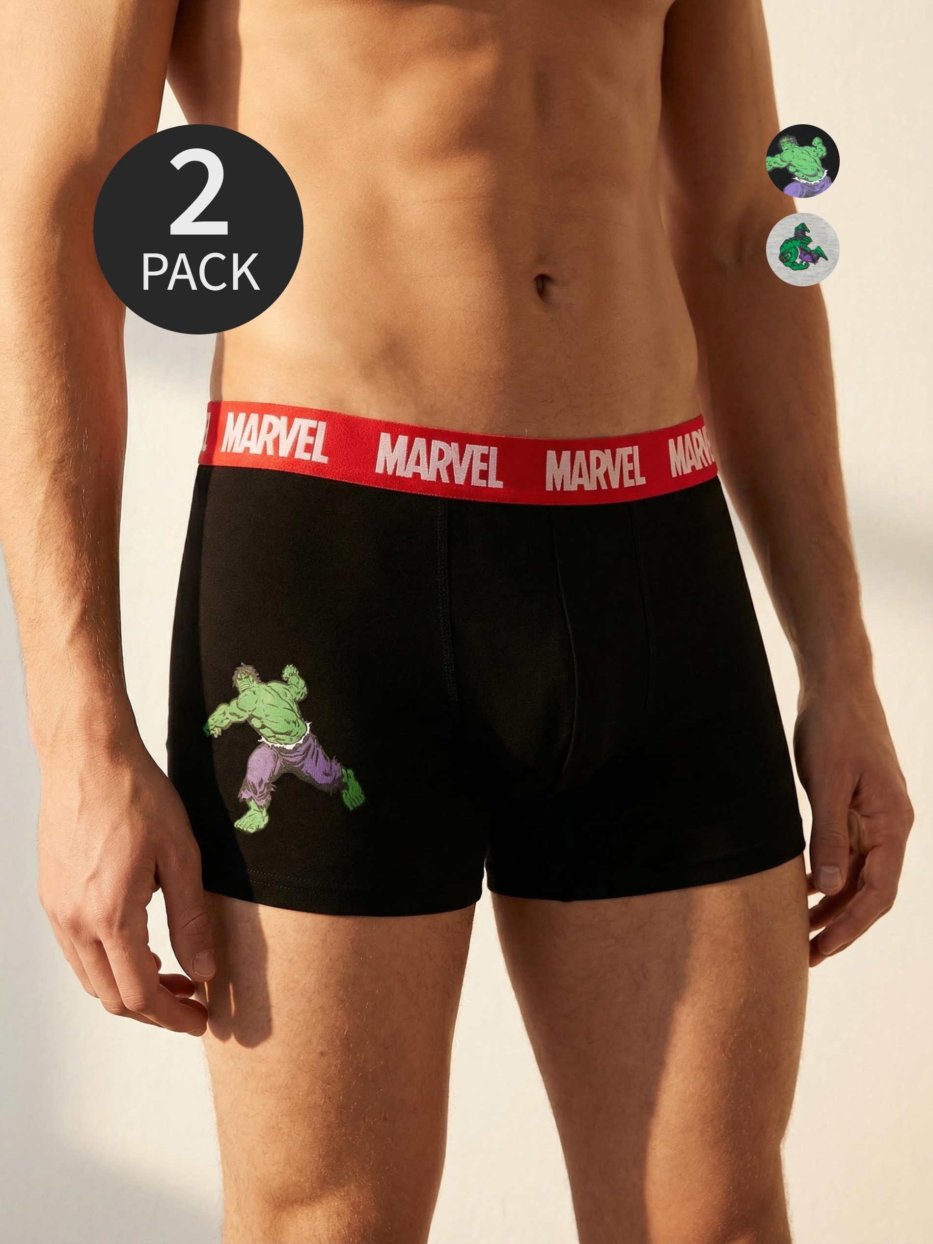 Bokserki Classic 2 pack Hulk