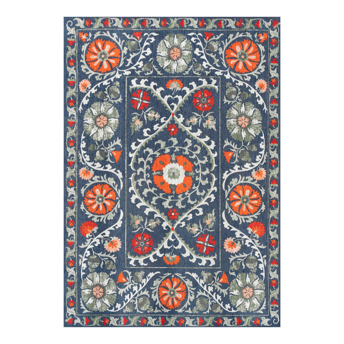 Ecorugs vloerkleed Nordic - blauw - 140x200cm