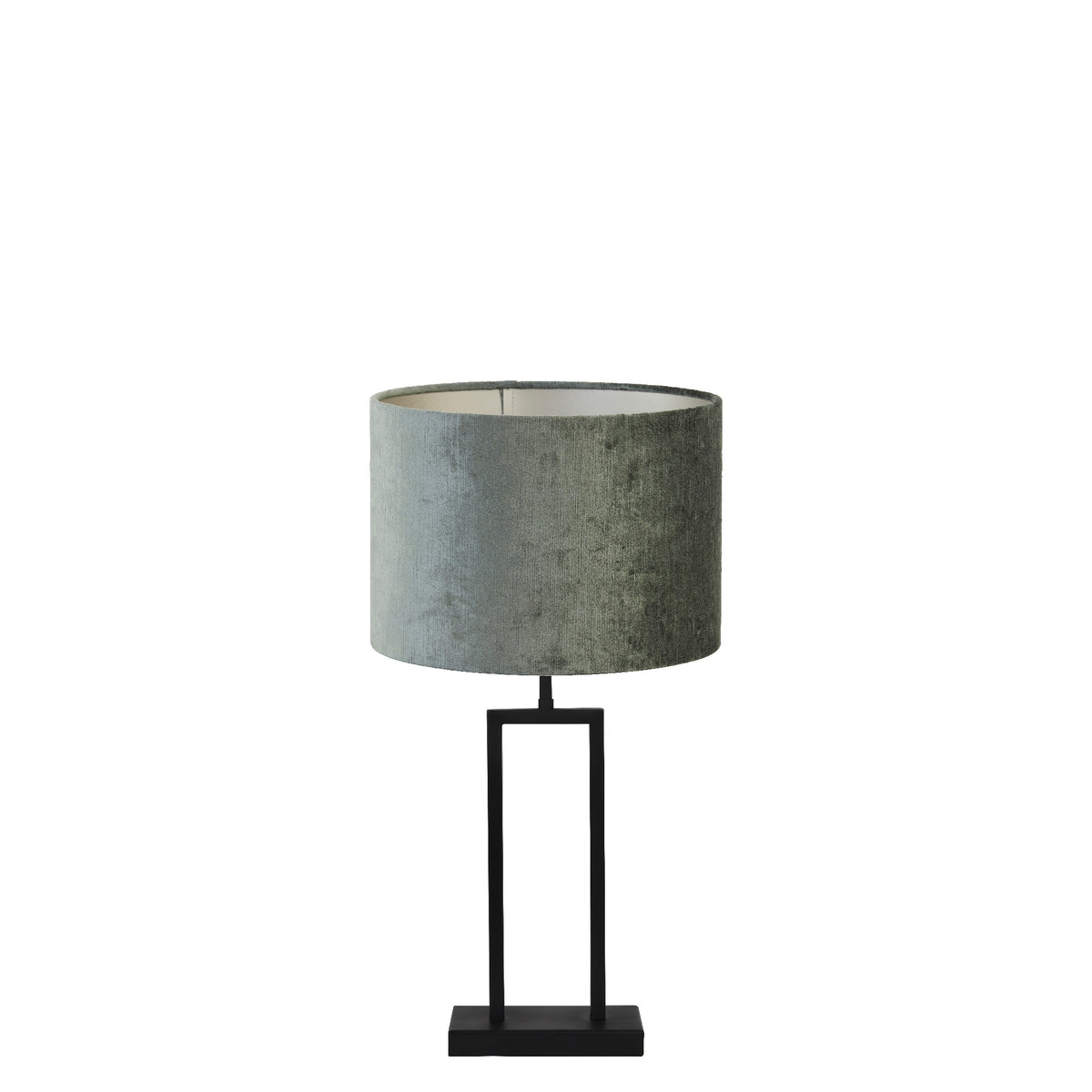 Light & Living tafellamp Shiva/Gemstone - zwart, antraciet - 30x30x62cm