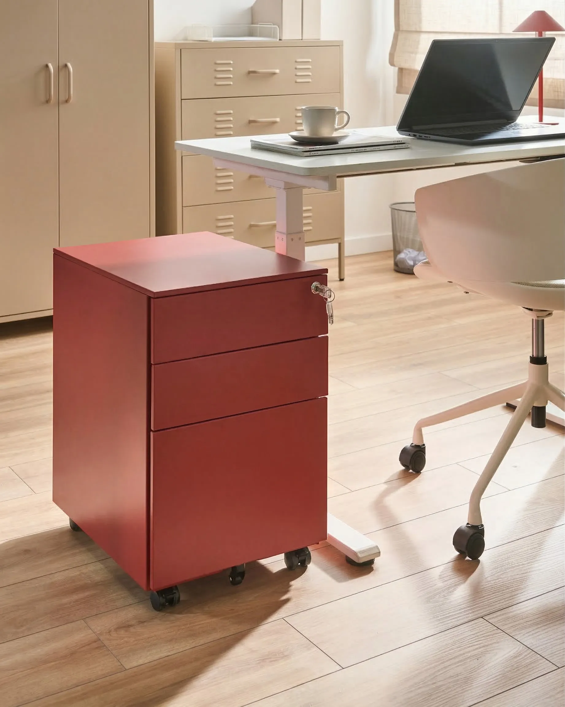 Storage Unit CAMI Metal Red