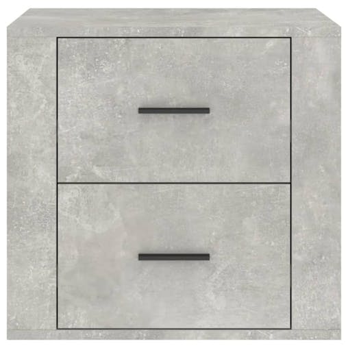 NNEVL Bedside Cabinet Concrete Grey 50x39x47 cm