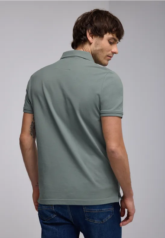 Piqué-Poloshirt mit Logo
