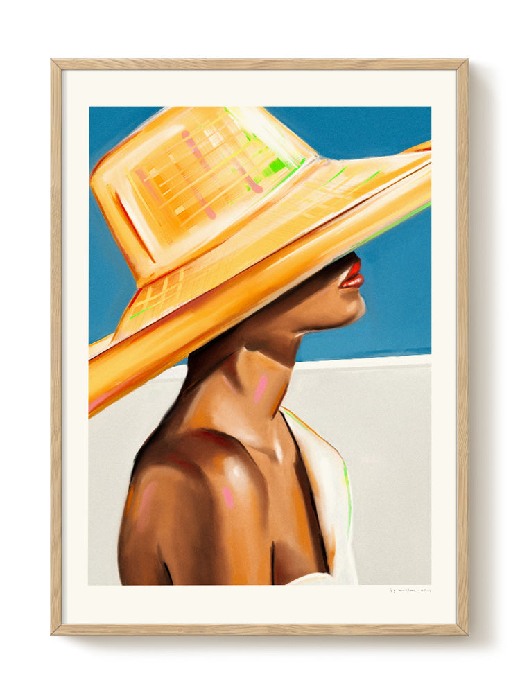 Maxime - Chapeau Estival - PSTR studio Kunst Poster
