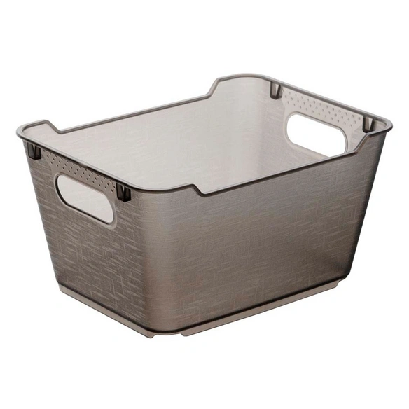 Box »Lotta«, 1,8L 19,5x14x10 cm crystal grey