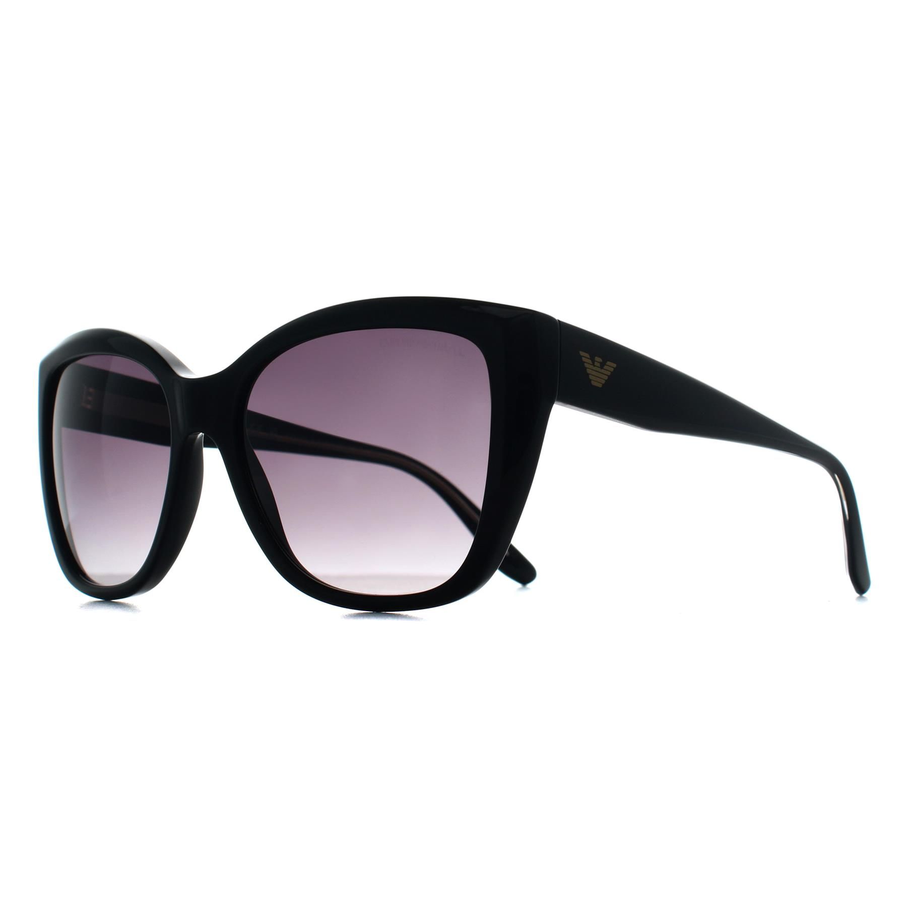 Emporio Armani Cat Eye Black Grey Gradient EA4198