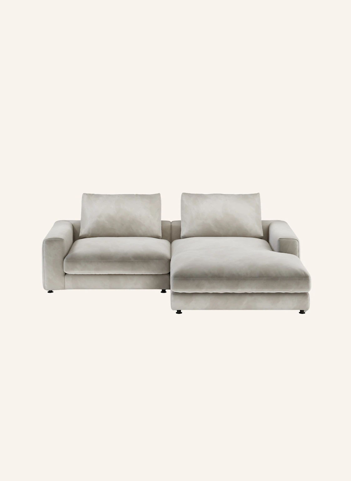 nydo 3-Sitzer Ecksofa MOSLER, rechts, Velours