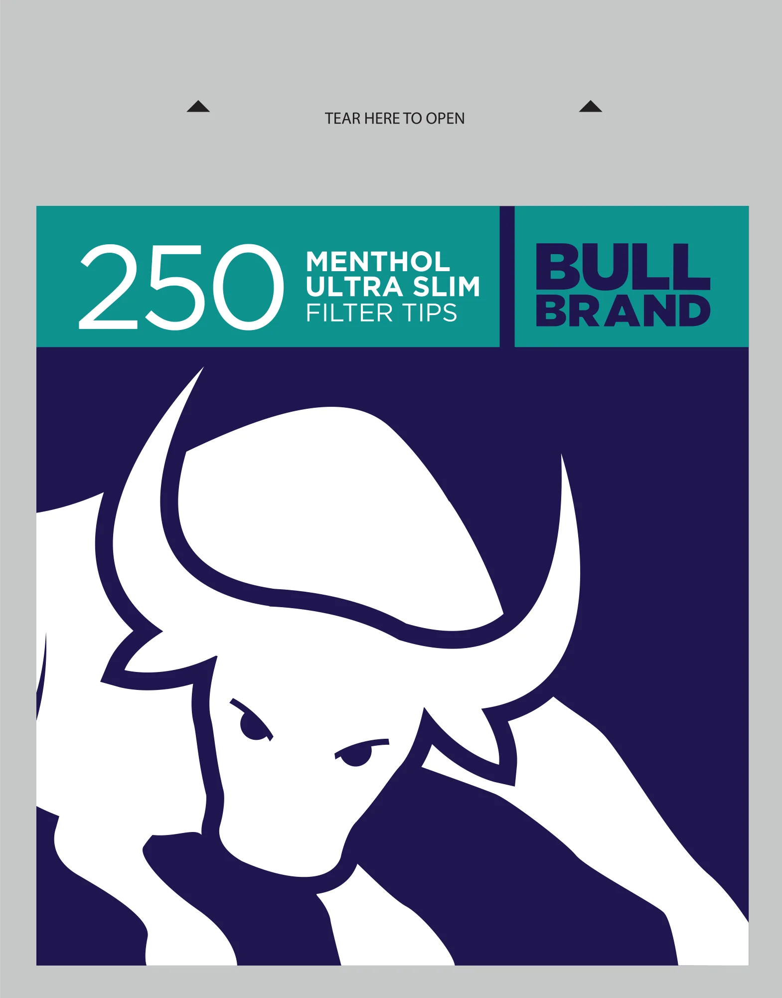 Bull Brand Menthol Ultra Slim Filter Tips Bags 250's