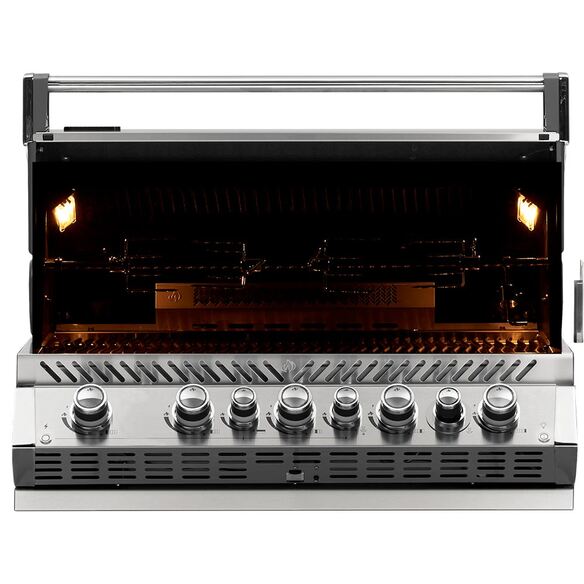Barbecue gaz encastrable Built-In Prestige PRO 665   Rôtissoire - Napoléon
