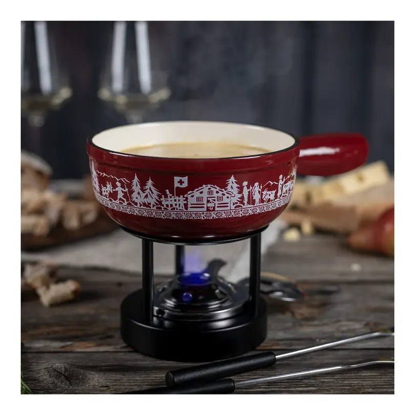 Fondue Caquelon Alpenweide