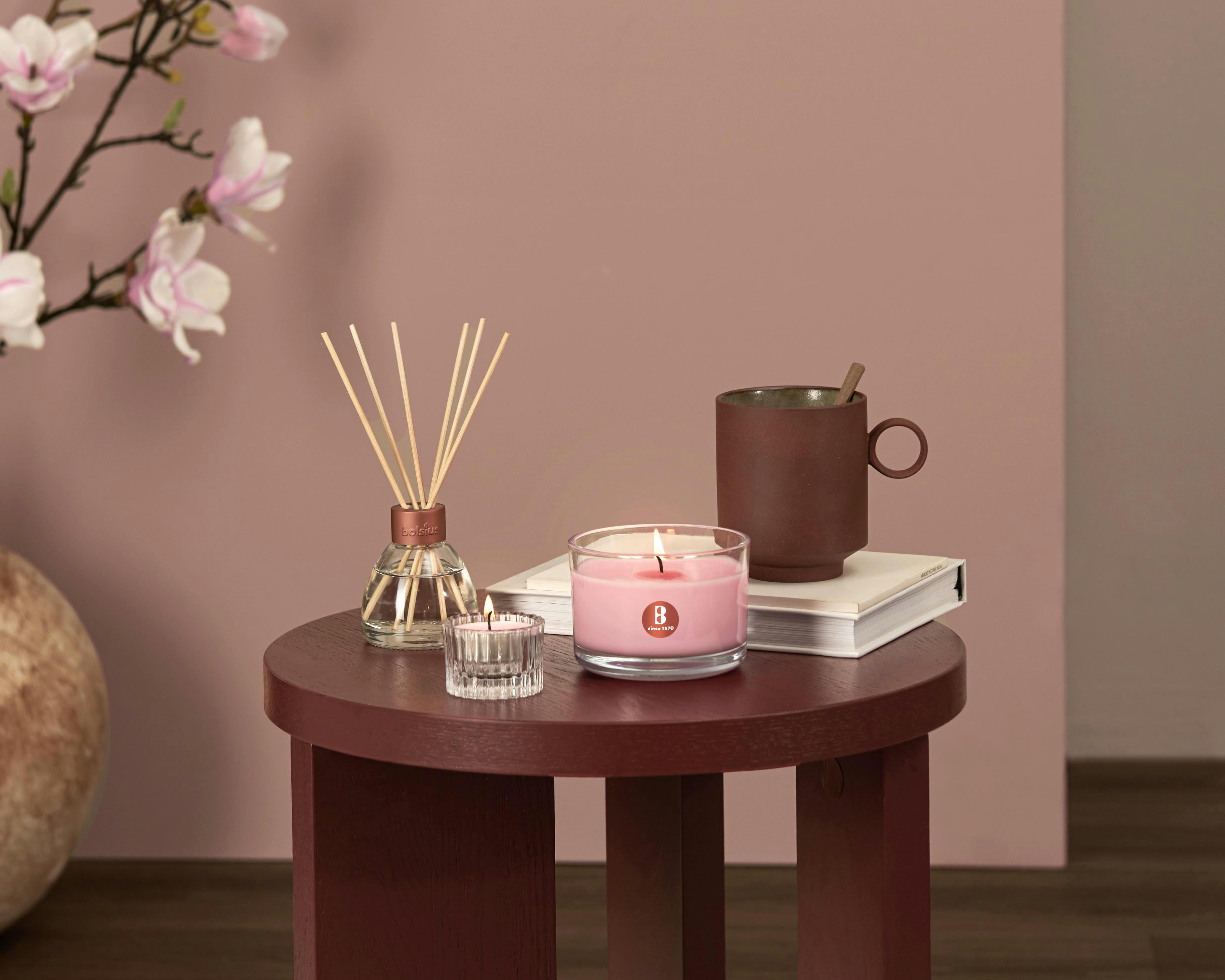 TRUE SCENTS - Lot De 3 Bouquet Parfumé, Magnolia, 45Ml