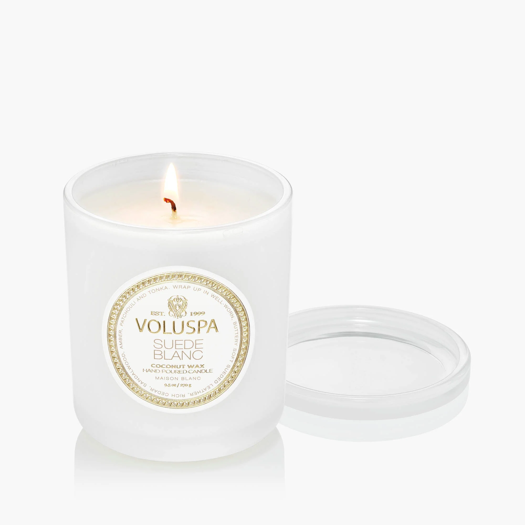 Suede Blanc - Classic Candle