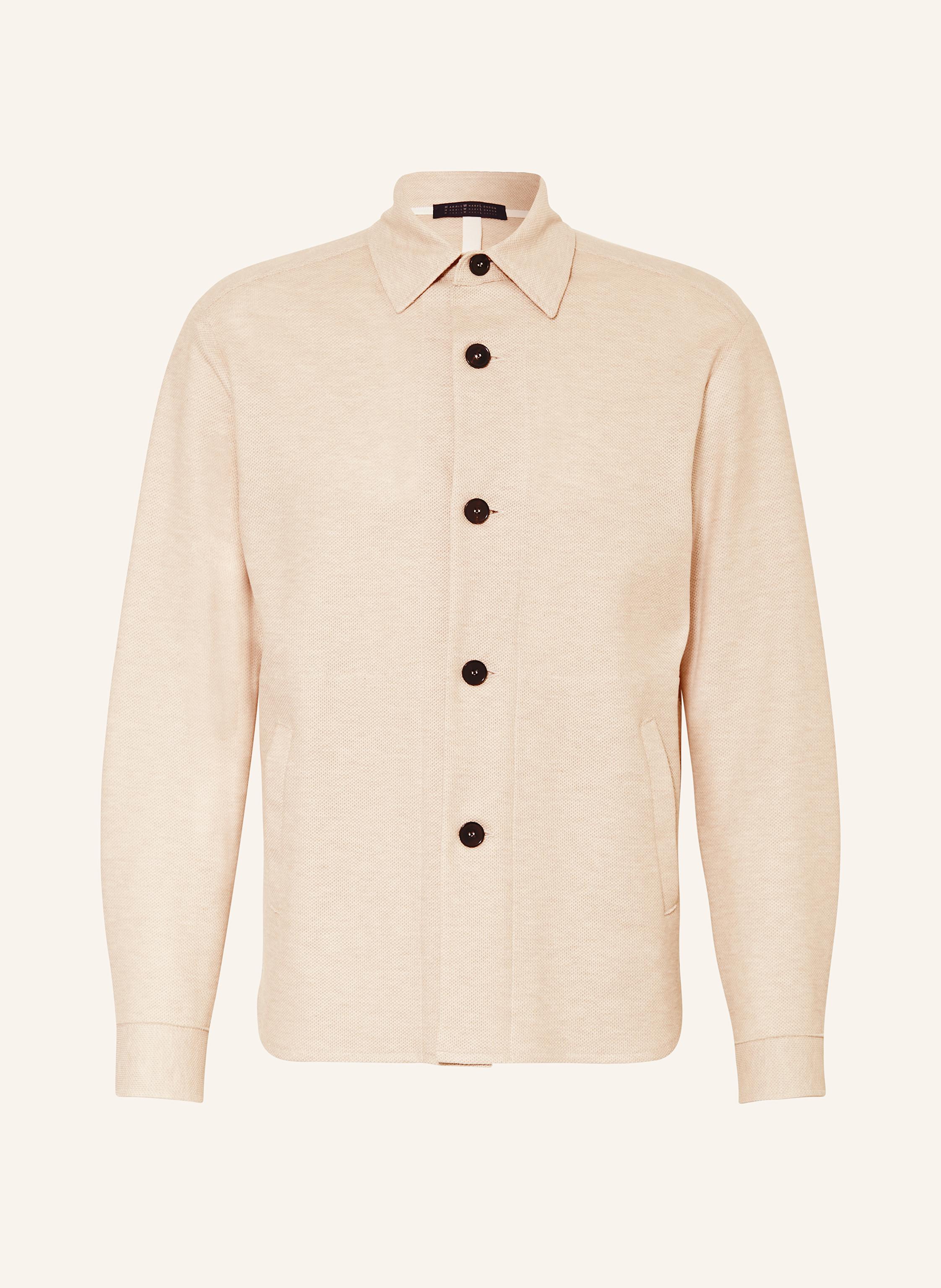 HARRIS WHARF LONDON Piqué-Overshirt
