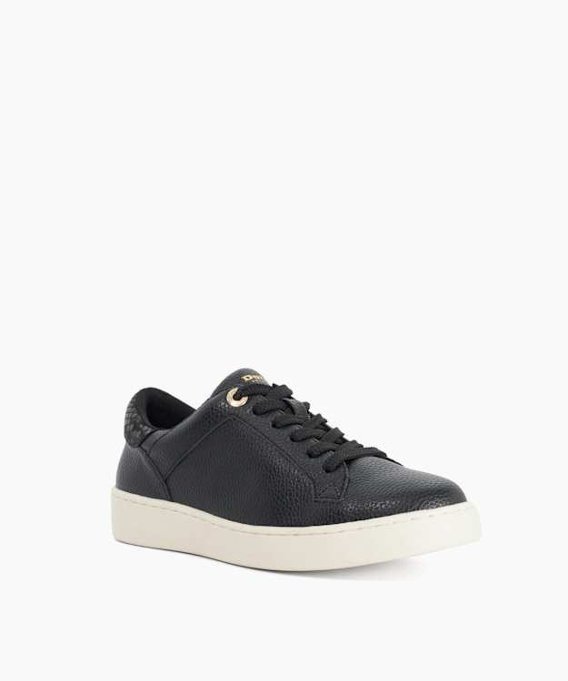 Emba Black - Lace-Up Trainers