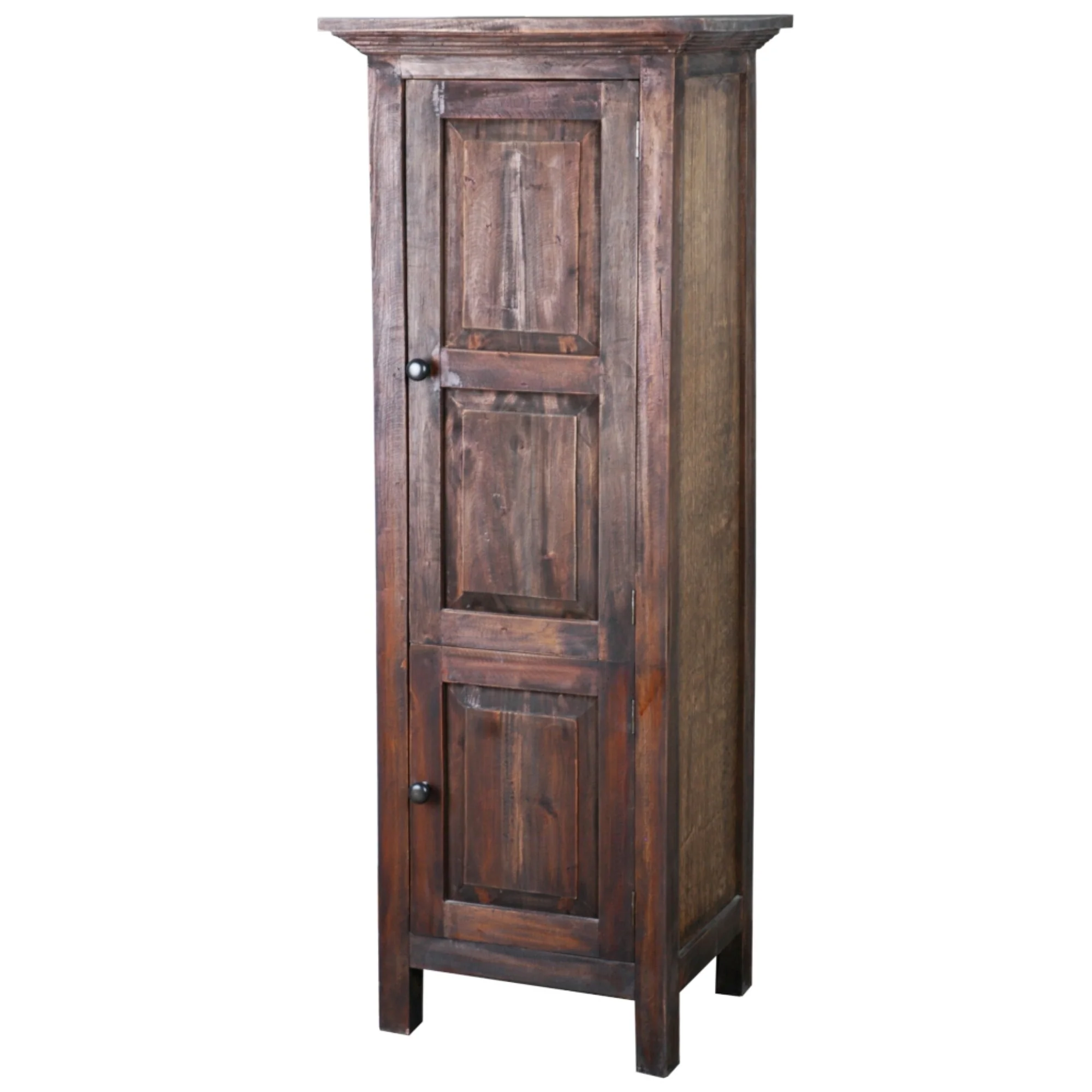 2-Doors Raftwood Accent Cabinet - 55 - Brown