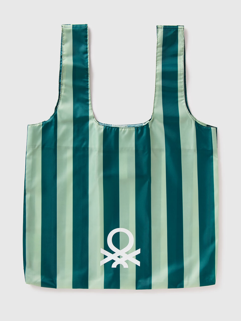 Tote Bag with green stripes