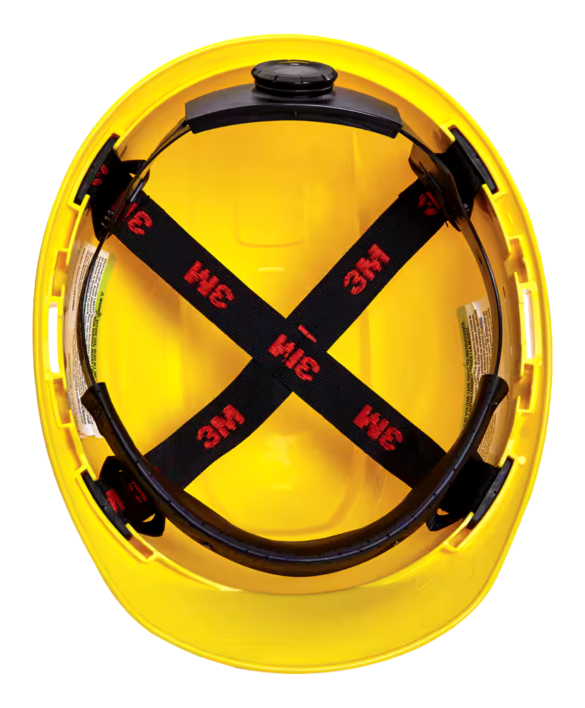 3M™ CHH-R-Y6-PS Non-Vented Hard Hat with Ratchet Adjustment, Yellow