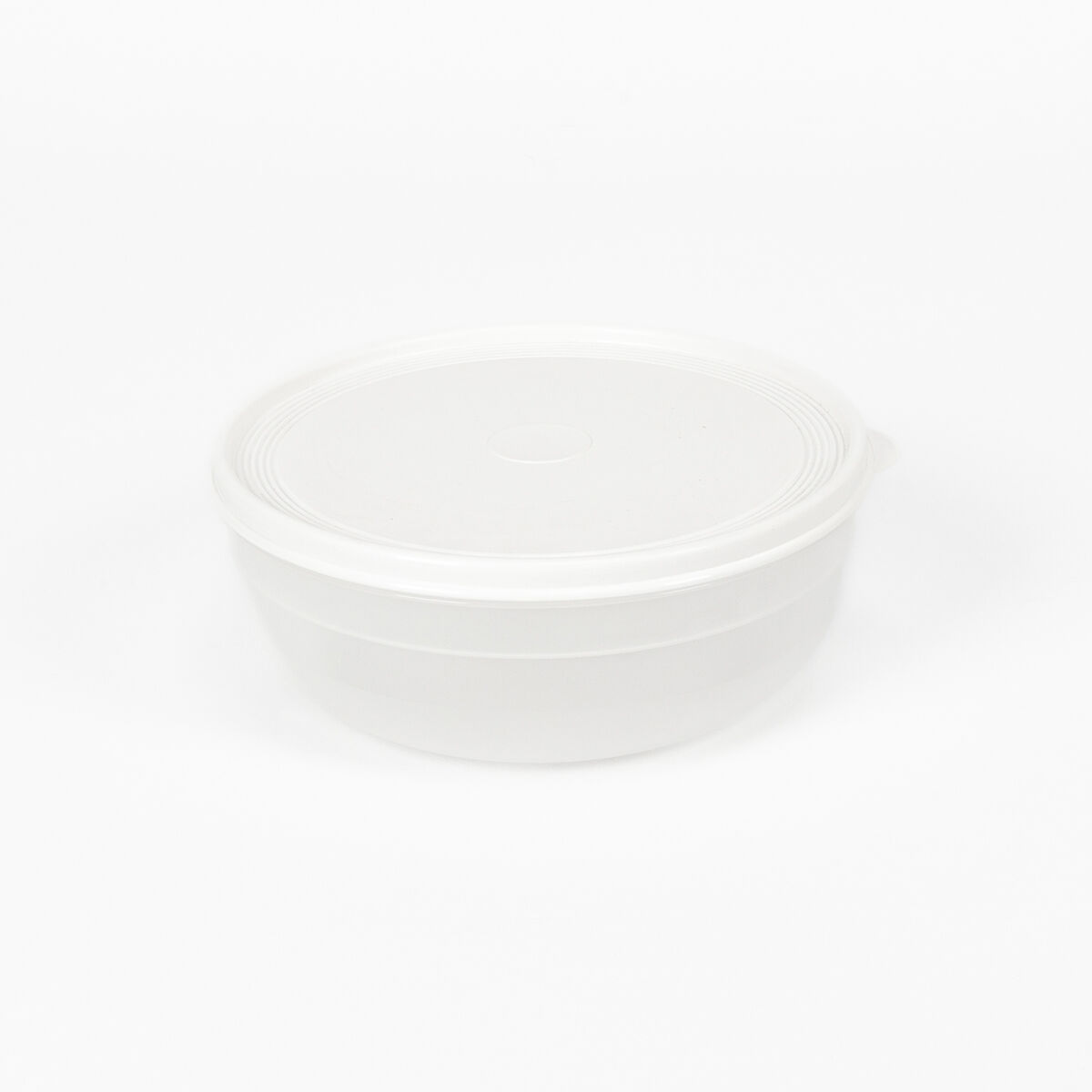 Caixa redonda com tampa branca 2,8l