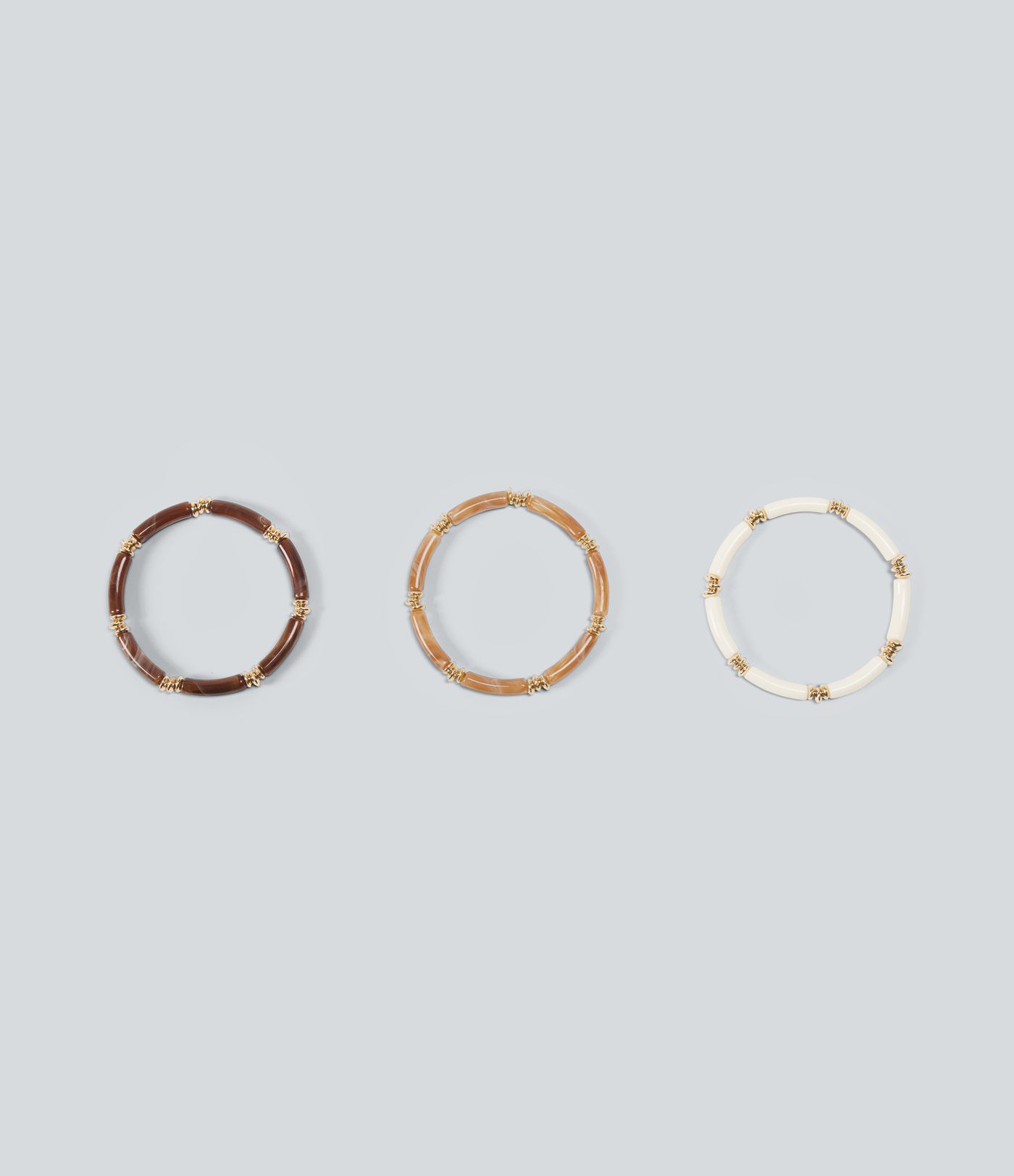 Ensemble de bracelets en résine