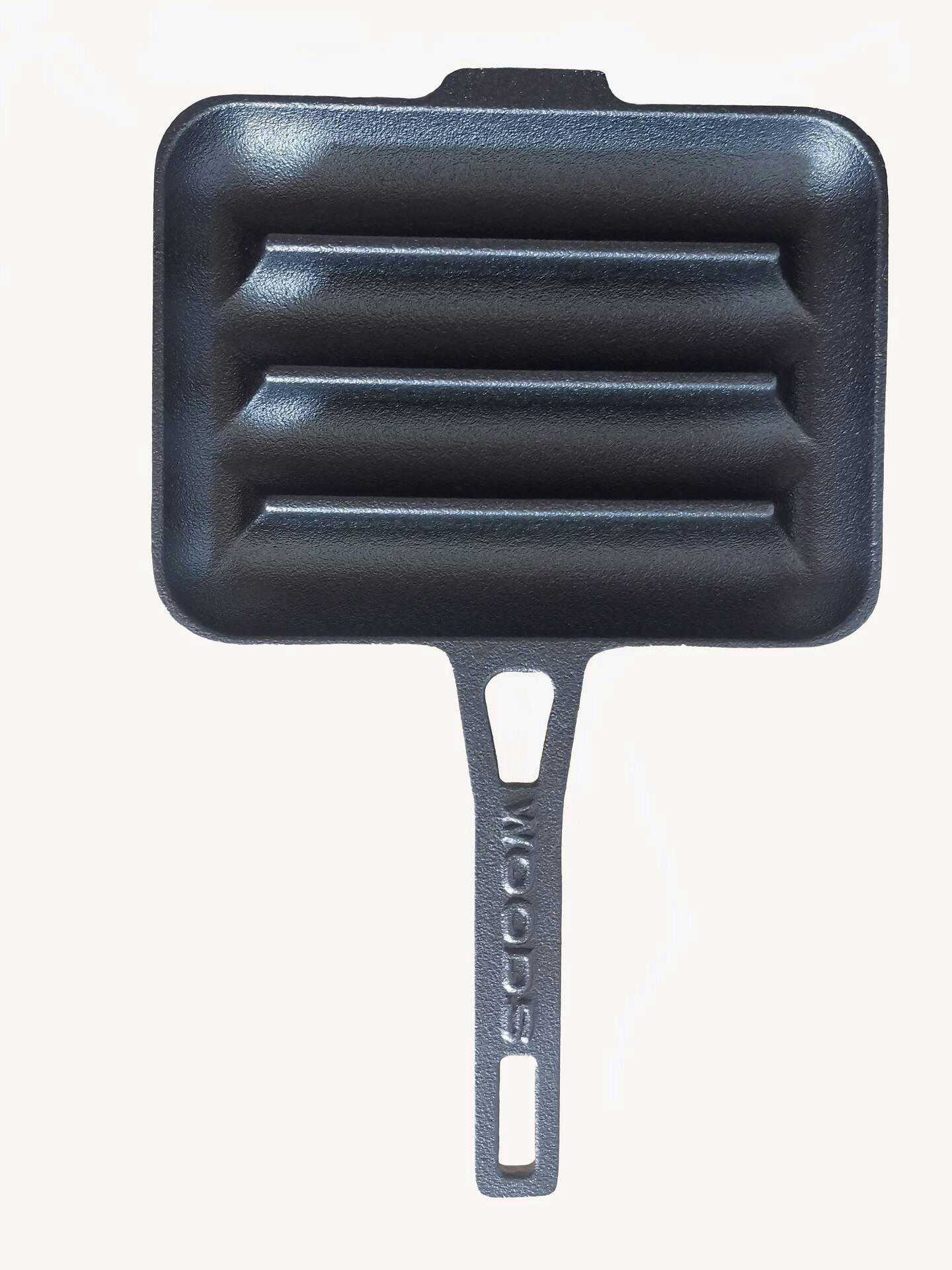 Woods Heritage Pre-Seasoned Cast Iron Sausage Skillet