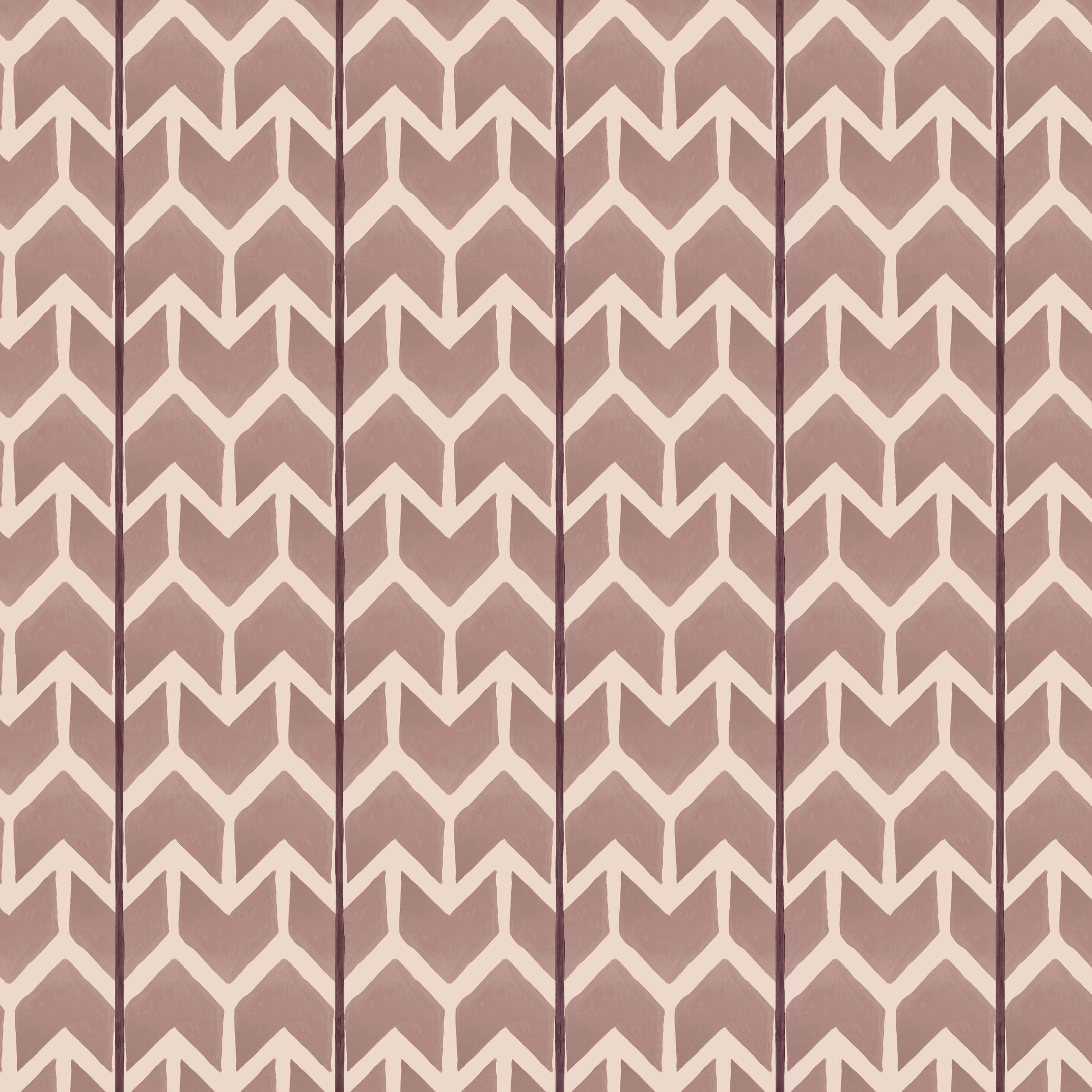 Catchii Behang Ikat Arrows lilac/off white