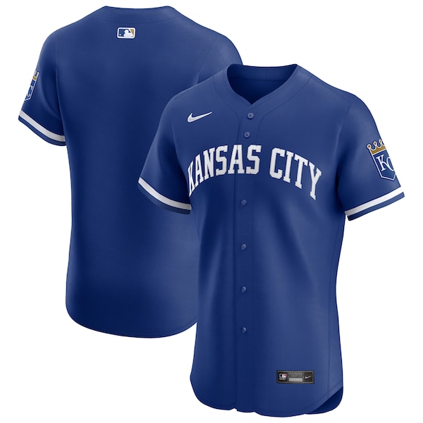 Kansas City Royals Nike Alternate Vapor Premier Elite Patch Jersey - Royal