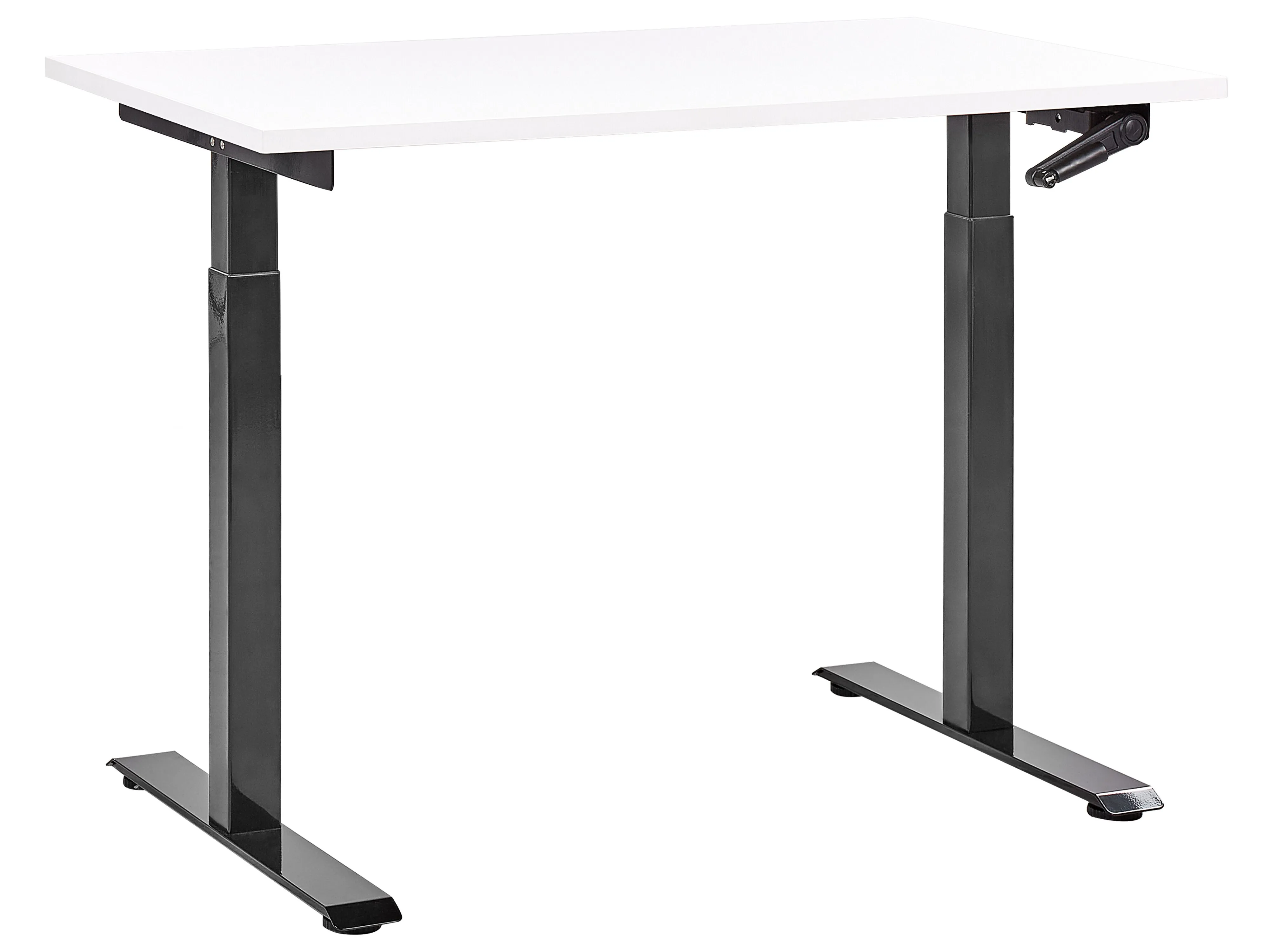 Manual Adjustable Standing Desk DESTINES White/ Black 120 cm 72 cm