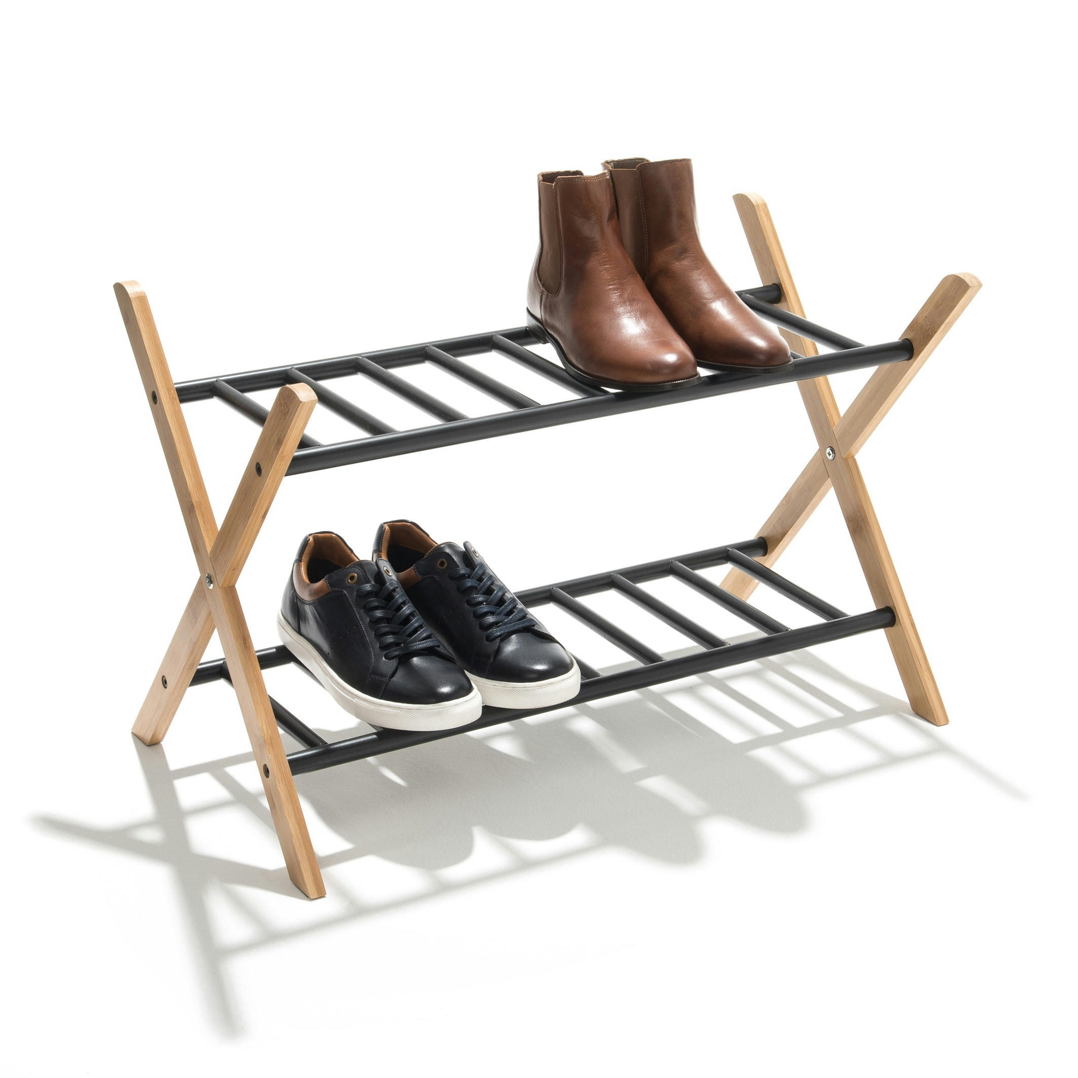 Range-chaussures Yaka, 2 étagères