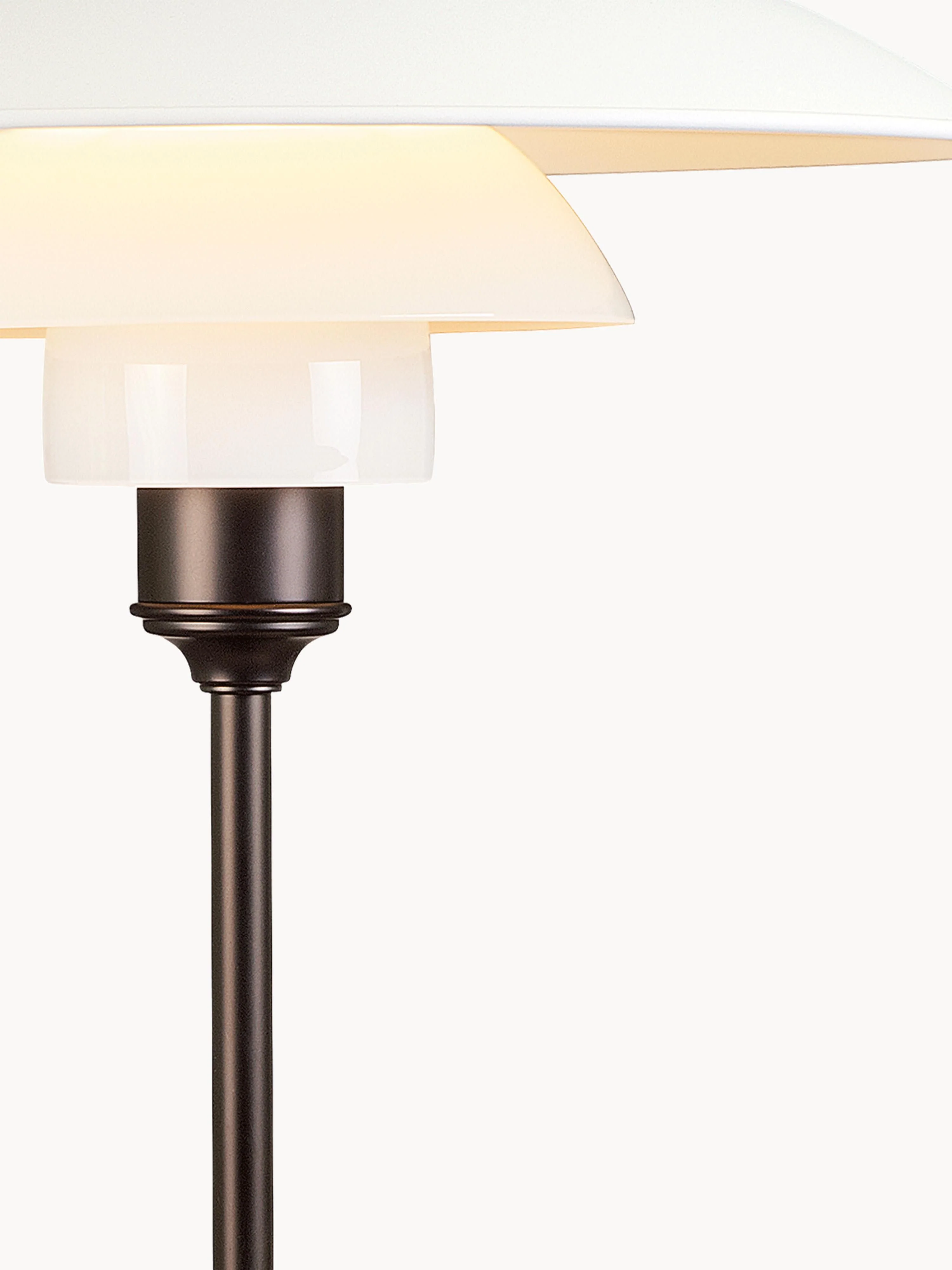 Große Tischlampe PH 3?-2?, mundgeblasen
