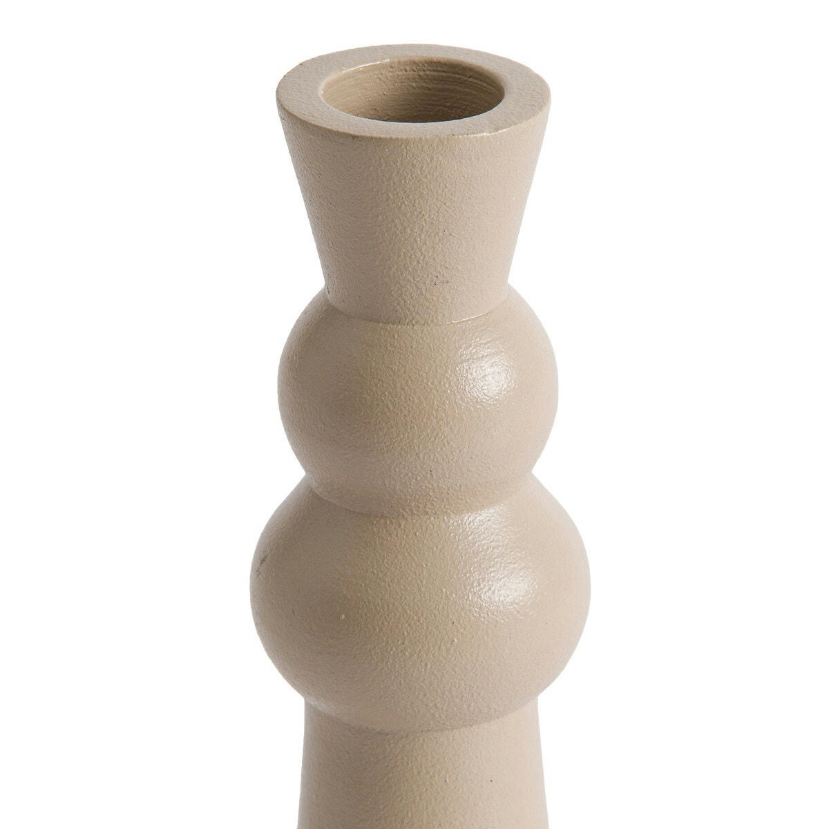 Bougeoir en aluminium H20 cm, Caspar