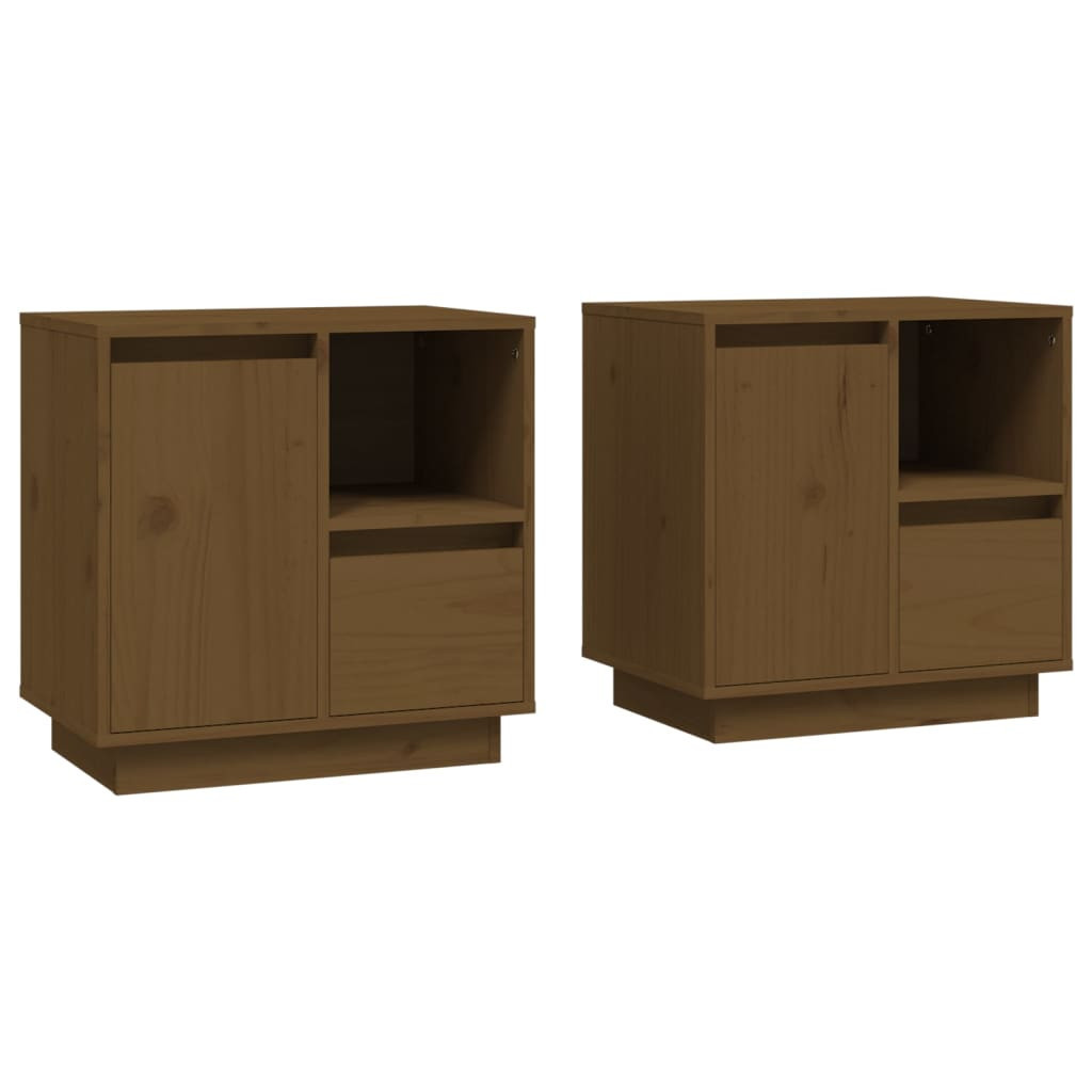 2x Szafka Nocna Stolik Komoda Do Sypialni 50x34x50 cm