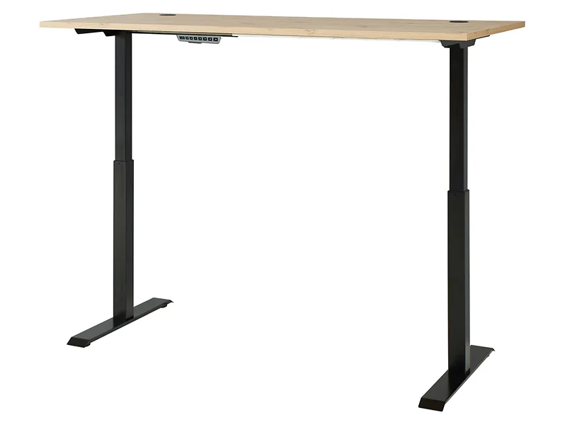 Biurko Brego 160 cm z elektryczną regulacją dąb artisan
