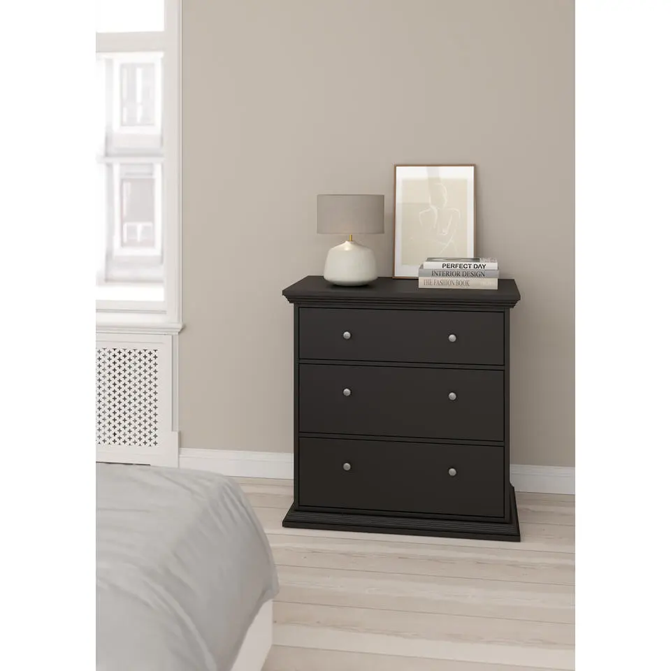 Ladekast Zwart - 86x52x88cm - North