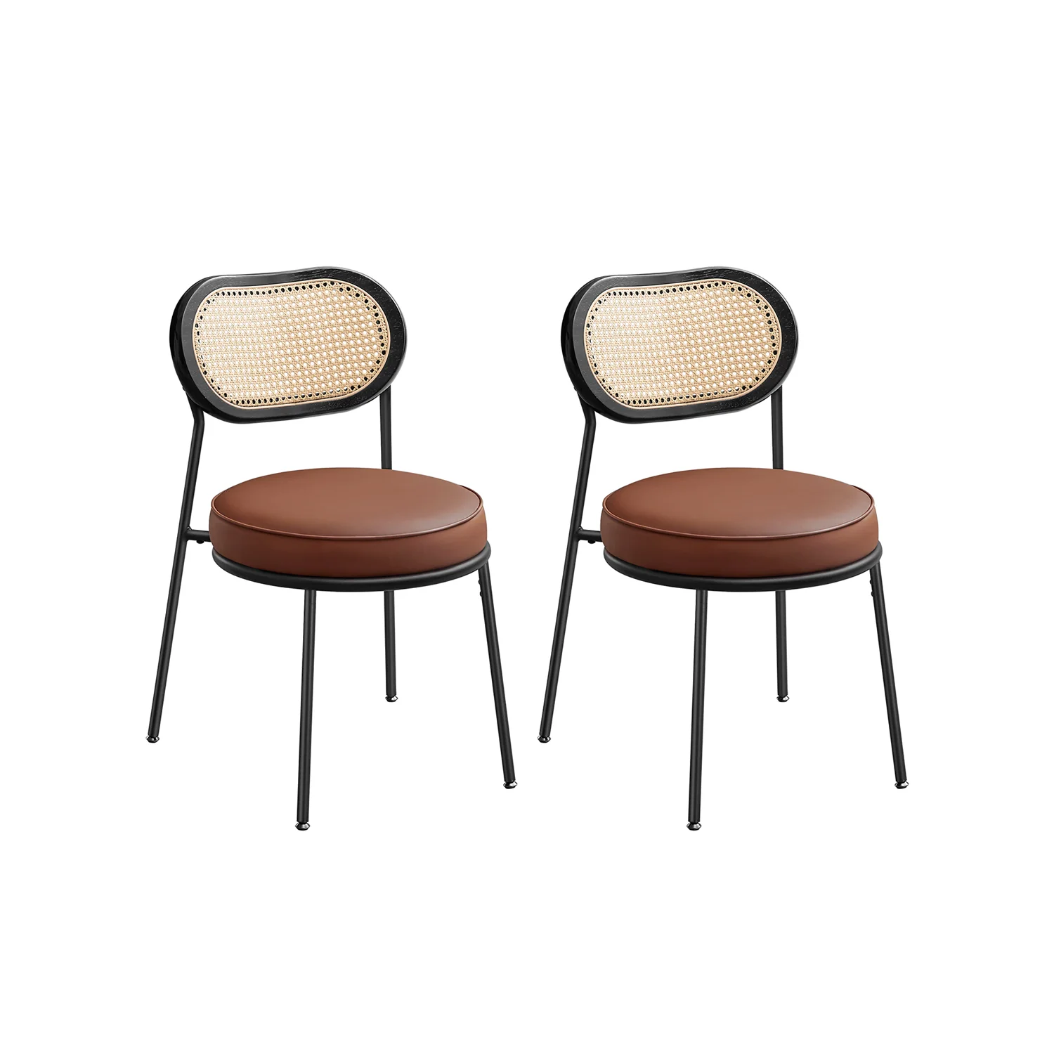 Chaises de cuisine boho (lot de 2)