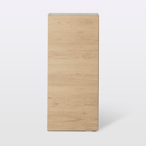 Armoire de salle de bains faible profondeur effet chêne l.40 x H.90 x P.15 cm, GoodHome Imandra