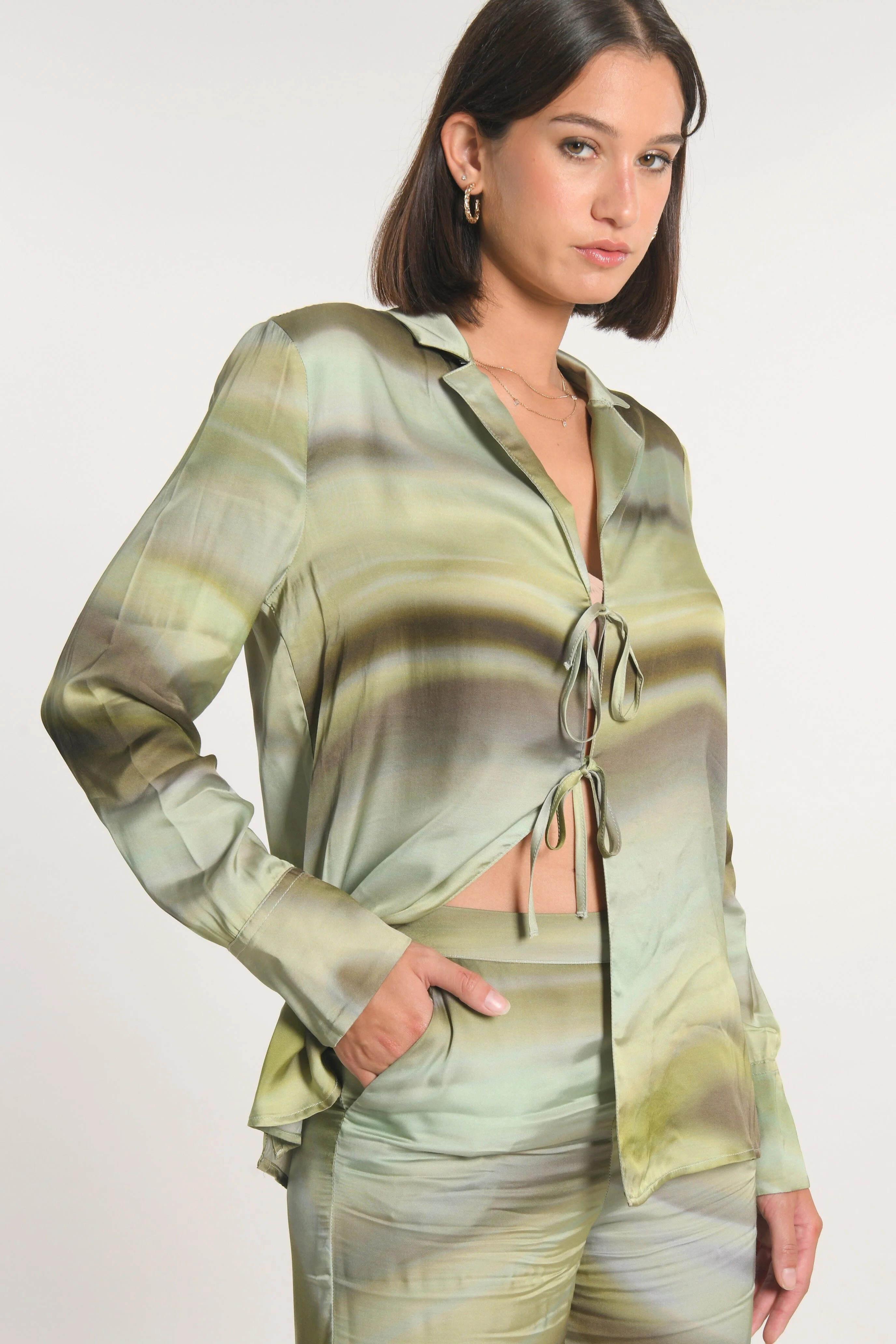 CHEMISE NIKITA IMPRIMÉ 70s MULTI KAKI