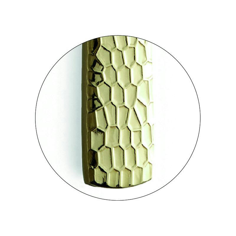 FELICITY - Service à gâteaux en Acier Inoxydable + PVD Champagne