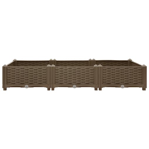 NNEVL Raised Bed 120x40x23 cm Polypropylene