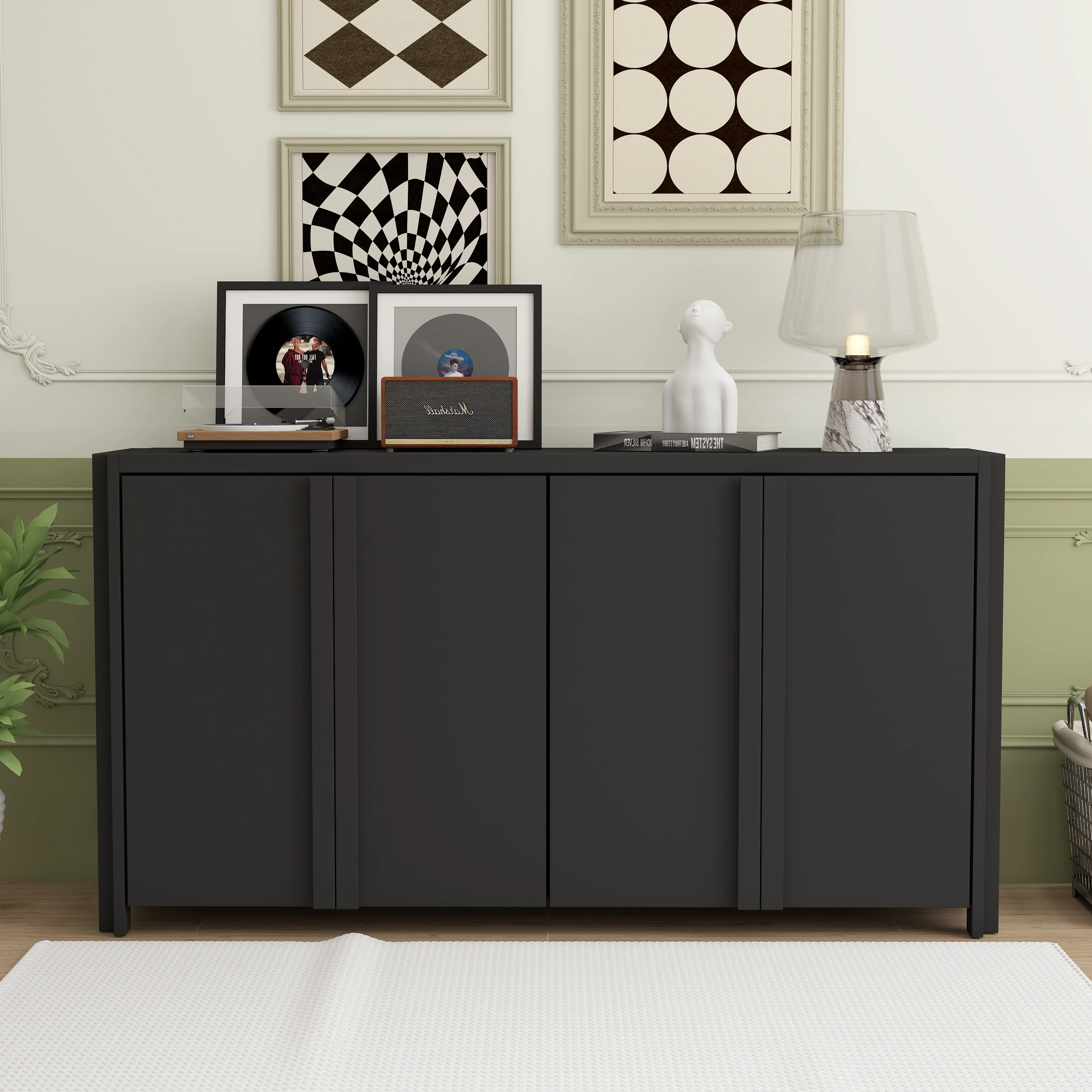 Versatile Four-Door Sideboard