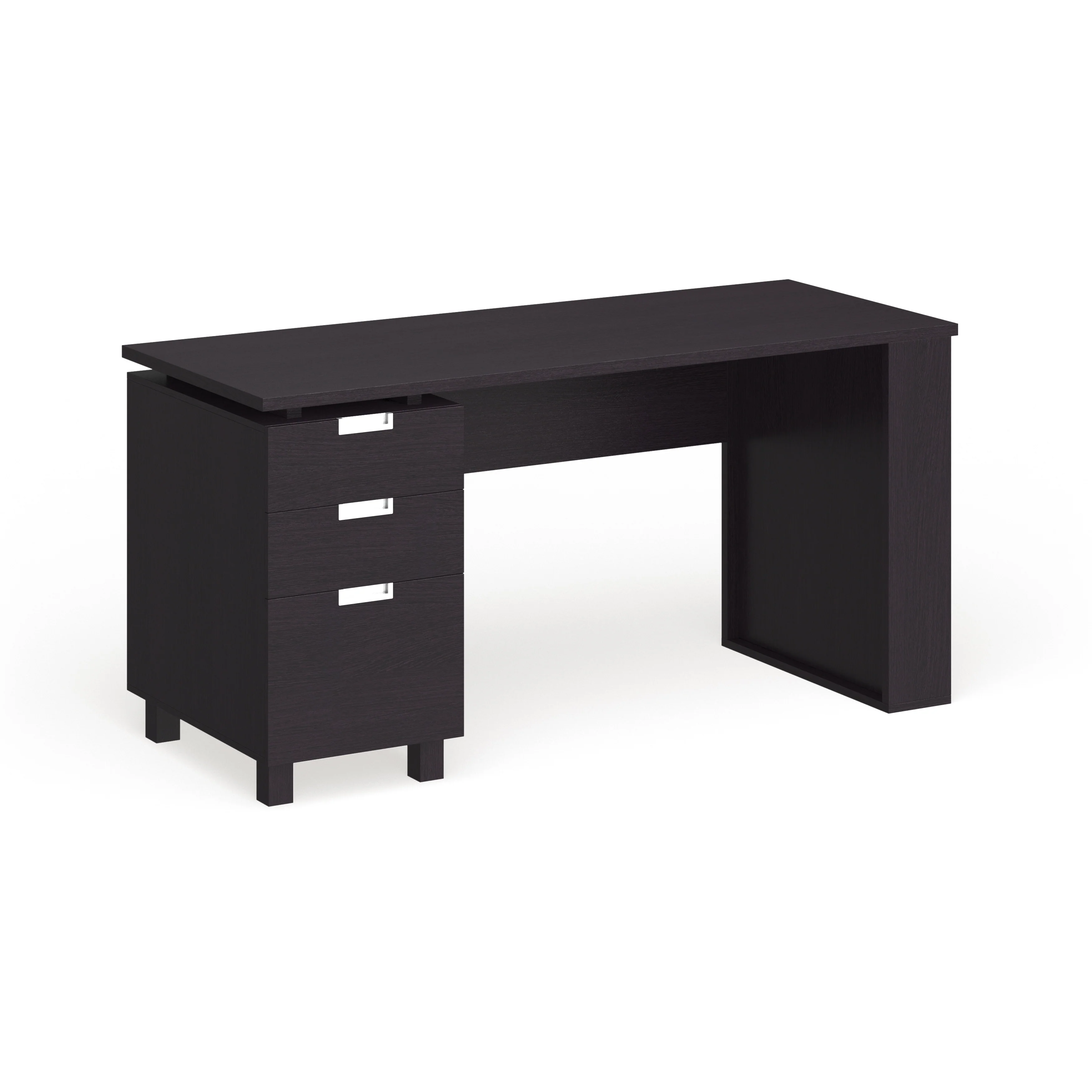 Morr Modern Espresso 59-inch Wood 2-Drawer Computer Desk by Furniture of America