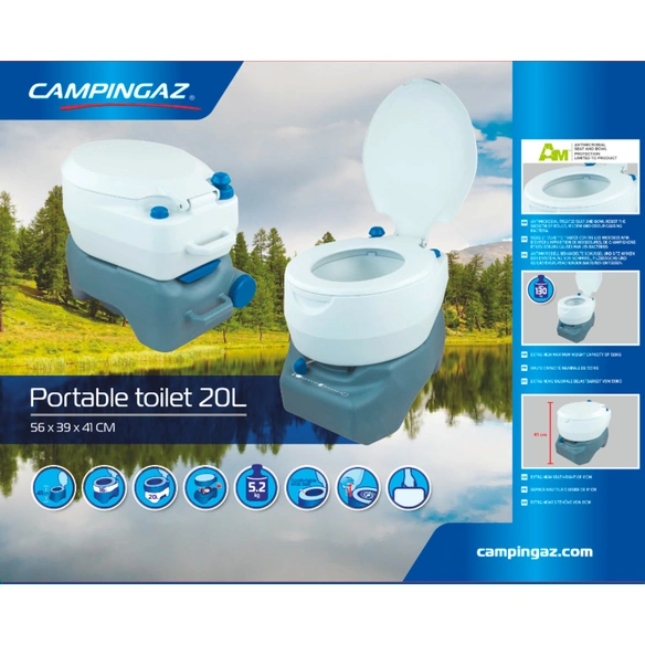 Toilette antimicrobial, 20 Liter