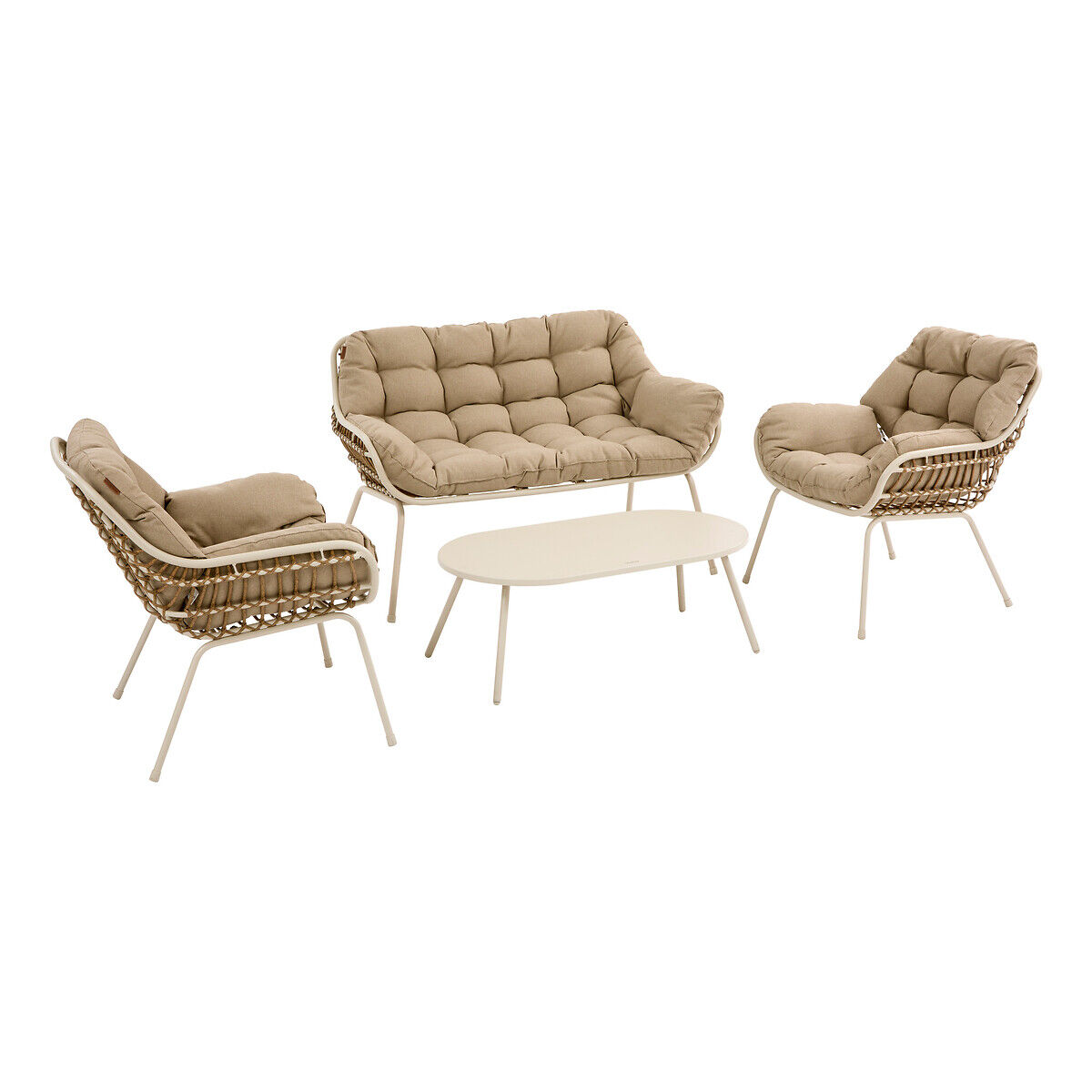 Conjunto de jardim PAOPAO argile para 4 pessoas