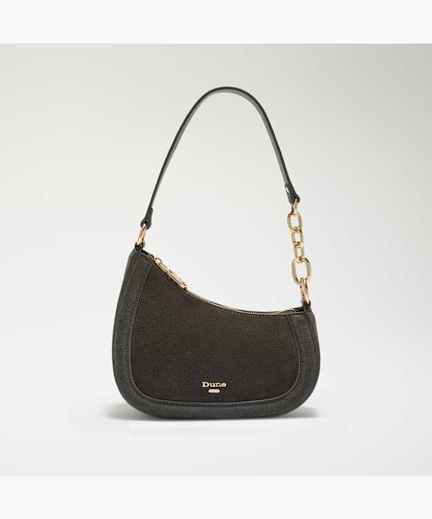 Direction Dark Grey - Chain Detail Shoulder Bag