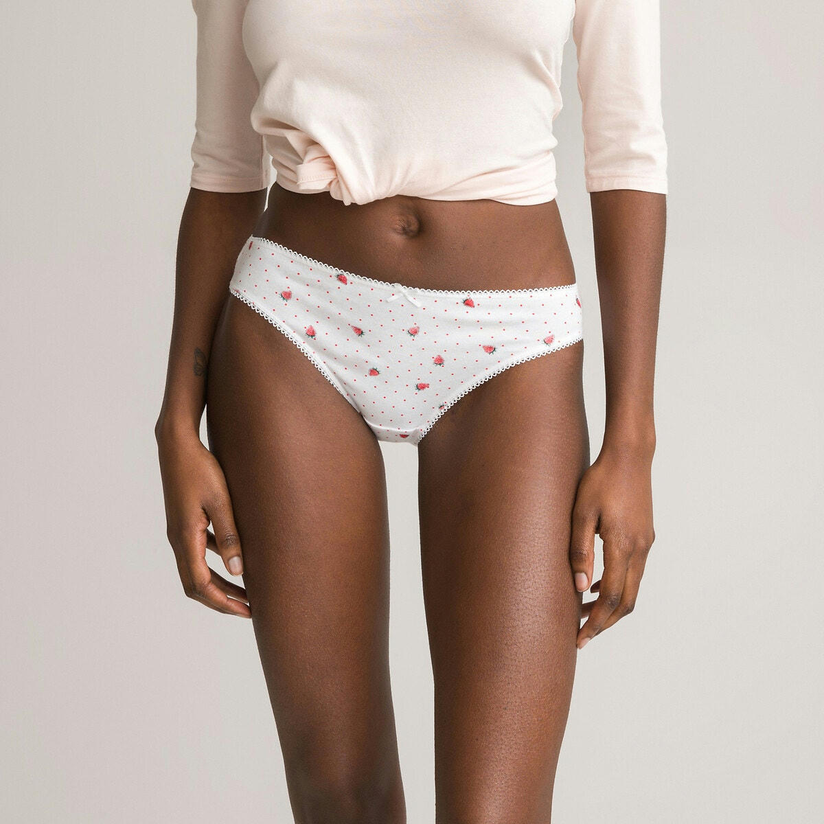 Lot de 3 slips en coton extensible